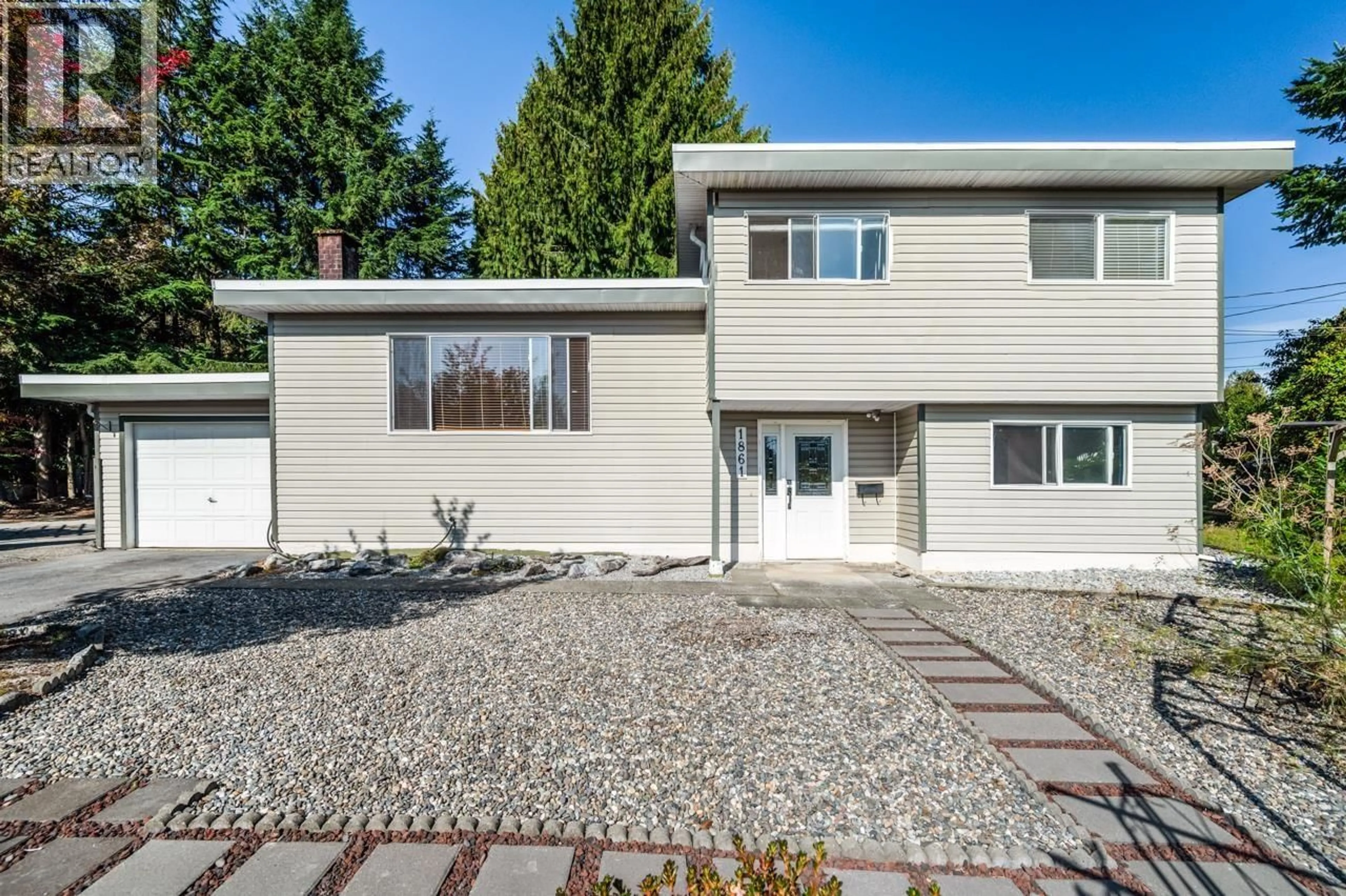 Home with vinyl exterior material, street for 1861 GALER WAY, Port Coquitlam British Columbia V3B2R5