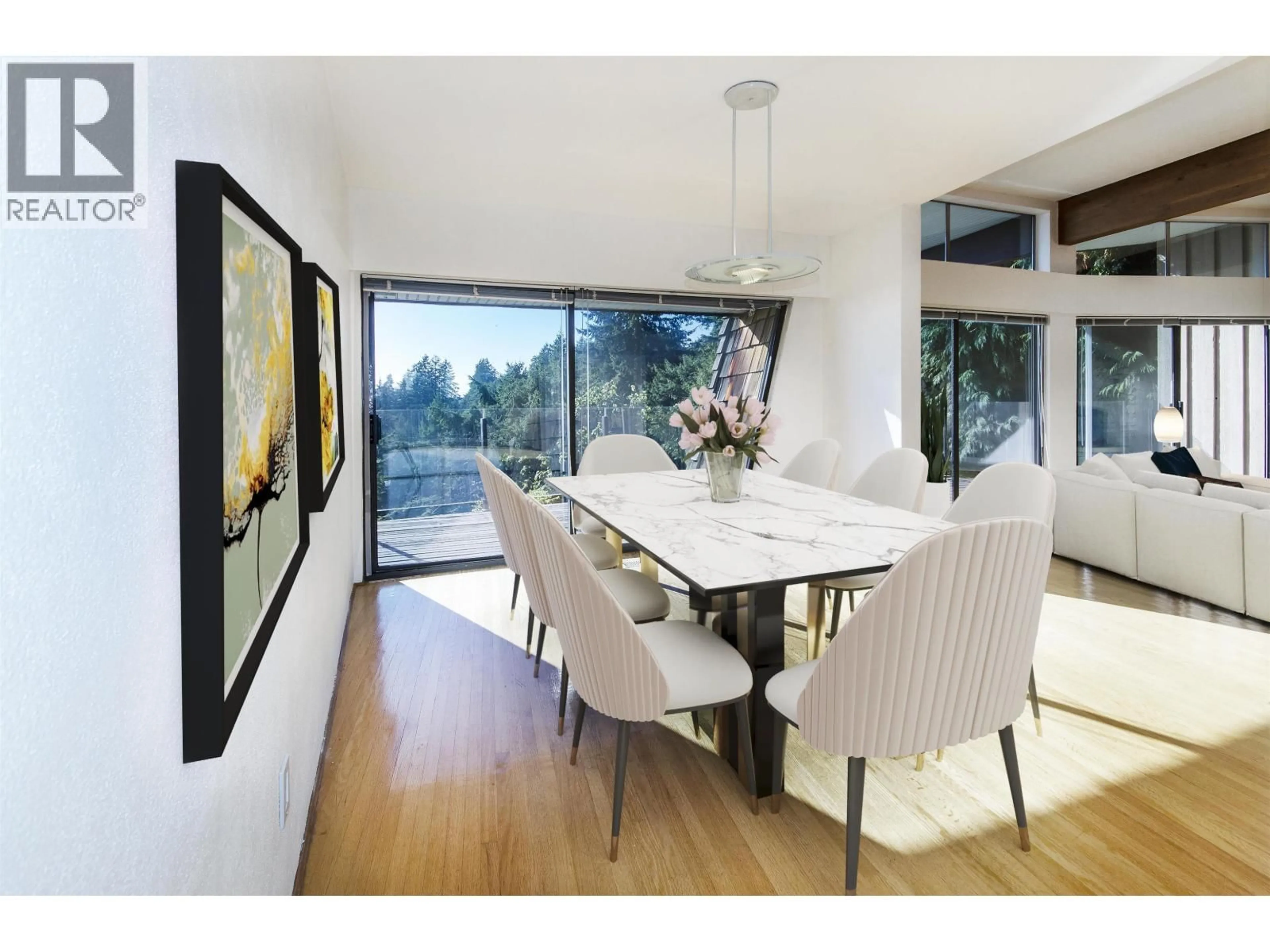 Dining room, wood/laminate floor for 3803 BAYRIDGE AVENUE, West Vancouver British Columbia V7V3J3