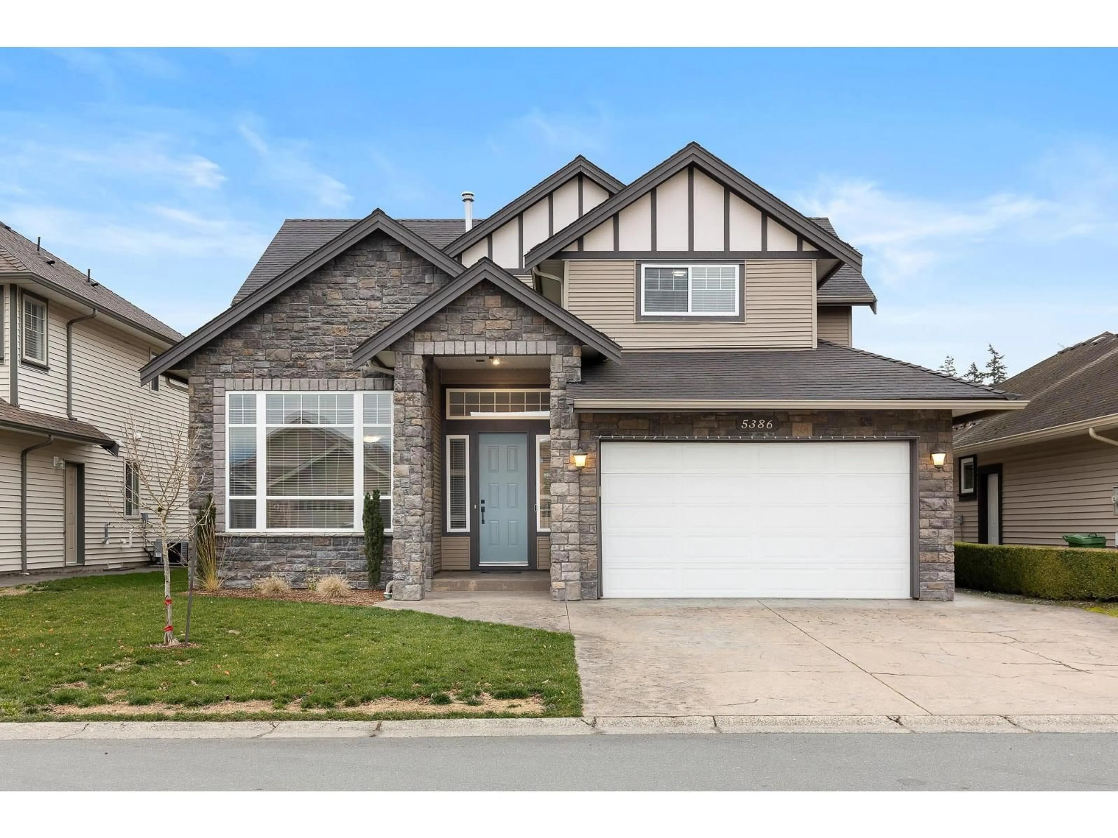 Home with brick exterior material, street for 5386 CHINOOK STREET, Chilliwack British Columbia V2R0A6