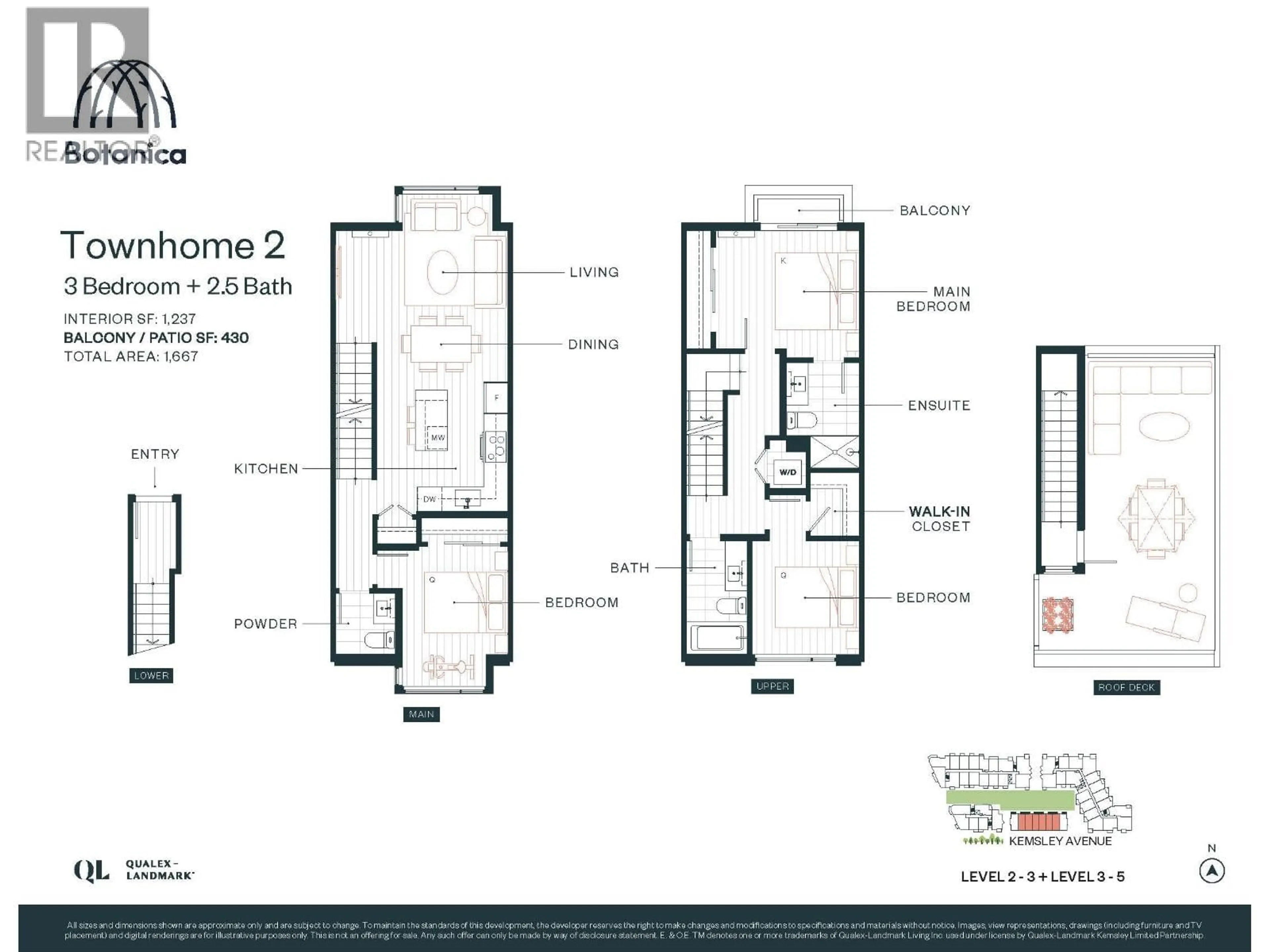 Floor plan for 303 - 595 KEMSLEY AVENUE, Coquitlam British Columbia V3J3Z1