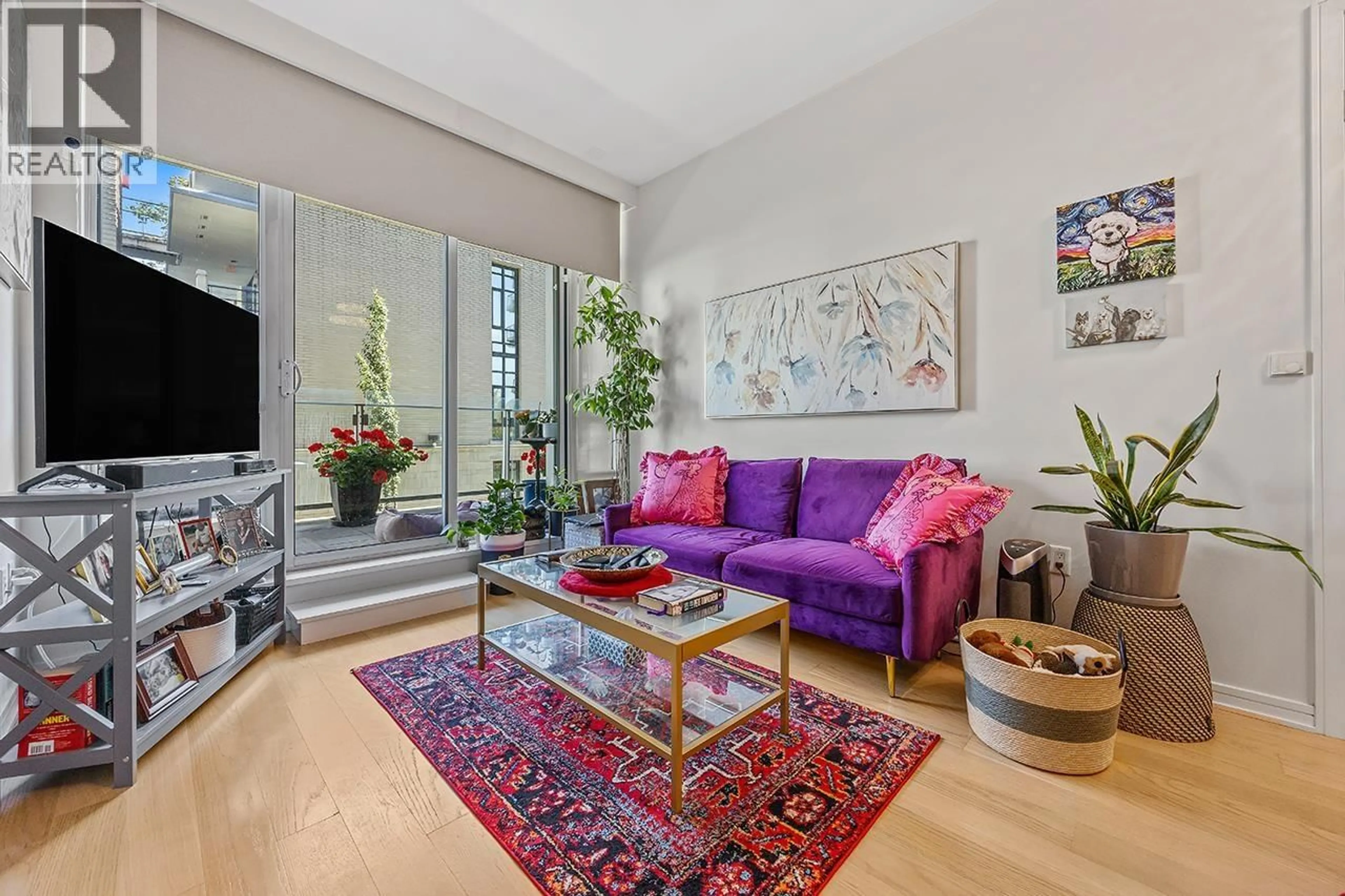 Living room with furniture, unknown for 302 - 1616 COLUMBIA STREET, Vancouver British Columbia V5Y0B7