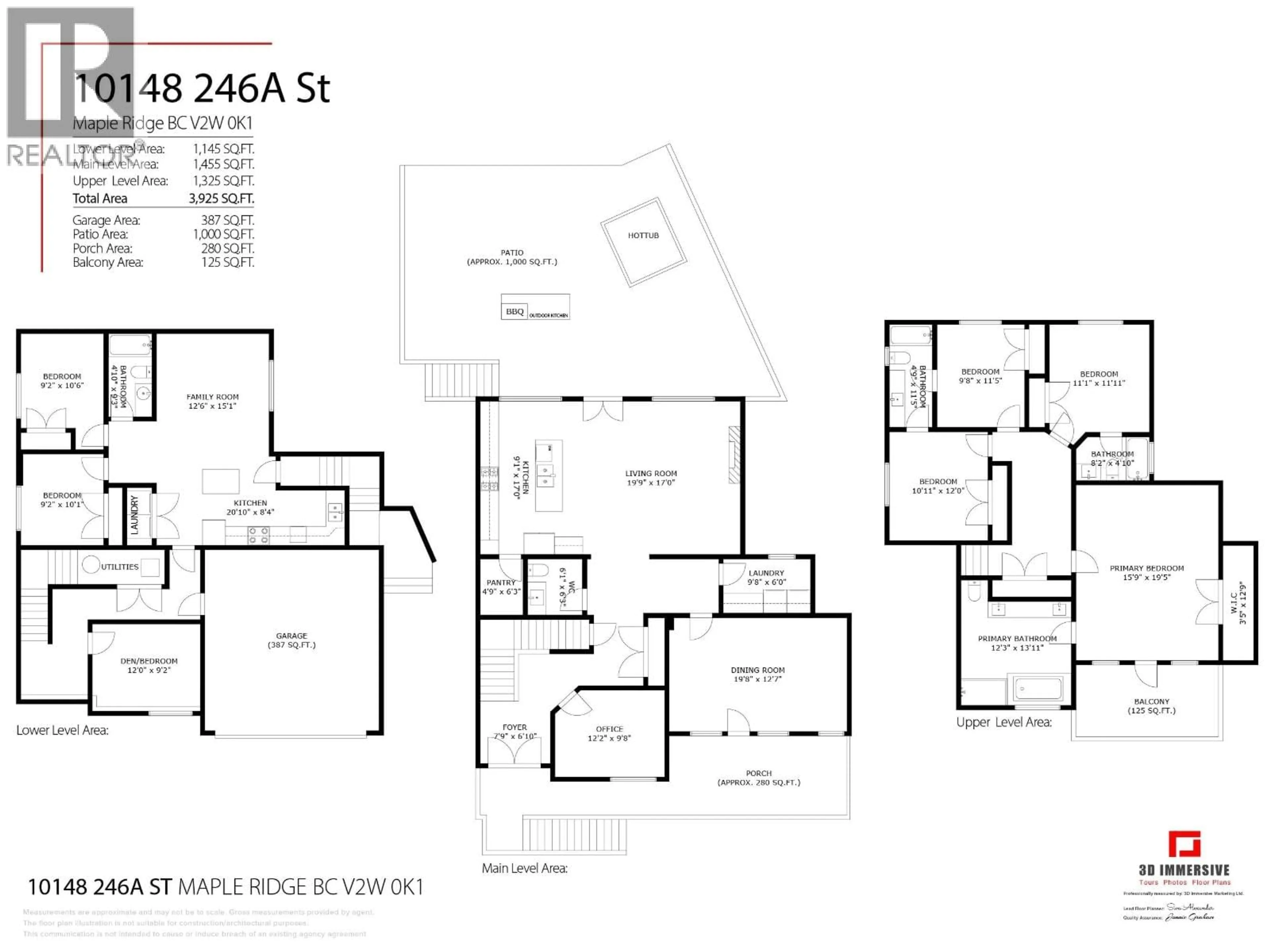 Floor plan for 10148 246A STREET, Maple Ridge British Columbia V2W0K1