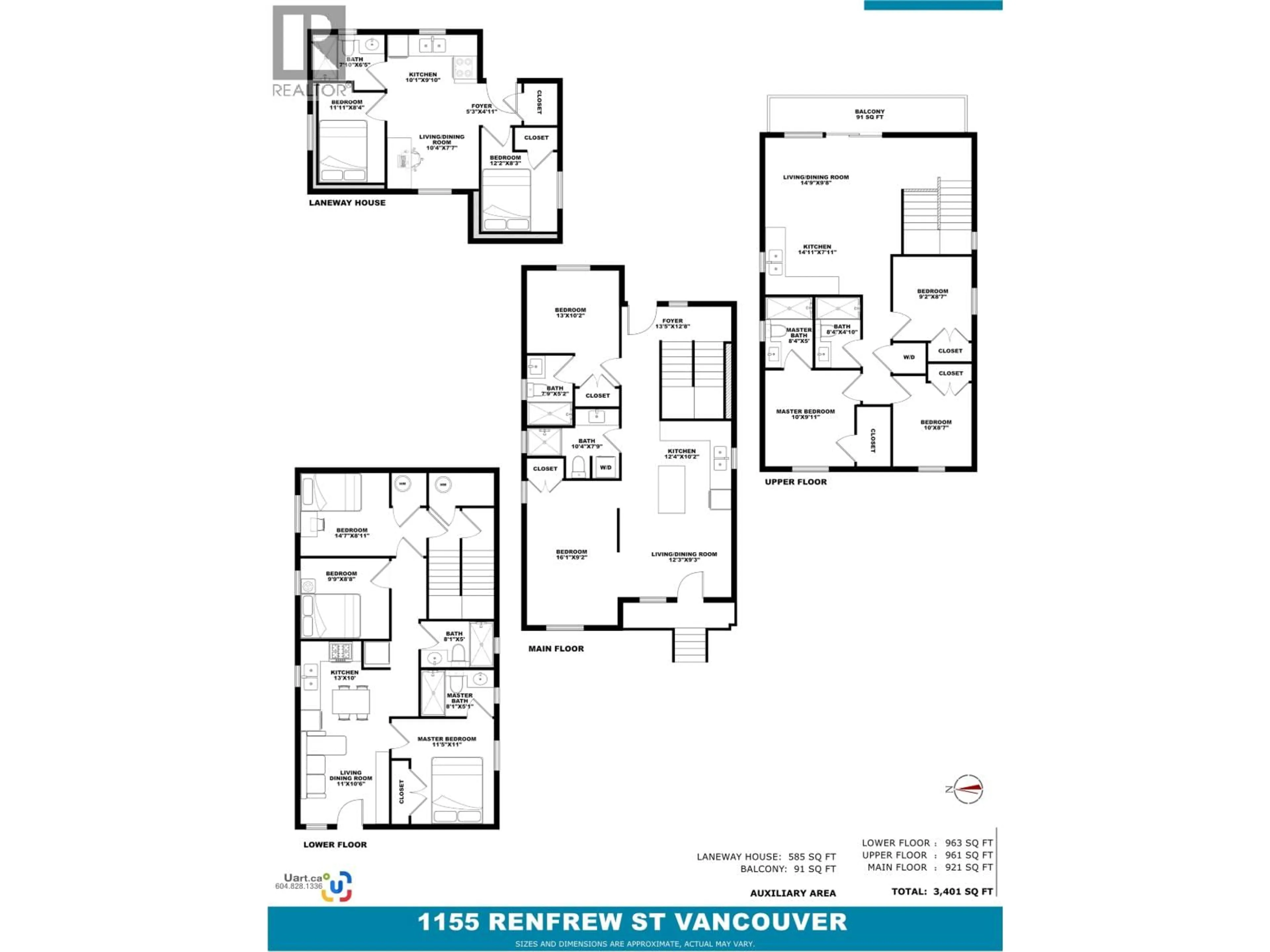 Floor plan for 1155 RENFREW STREET, Vancouver British Columbia V5K4C1