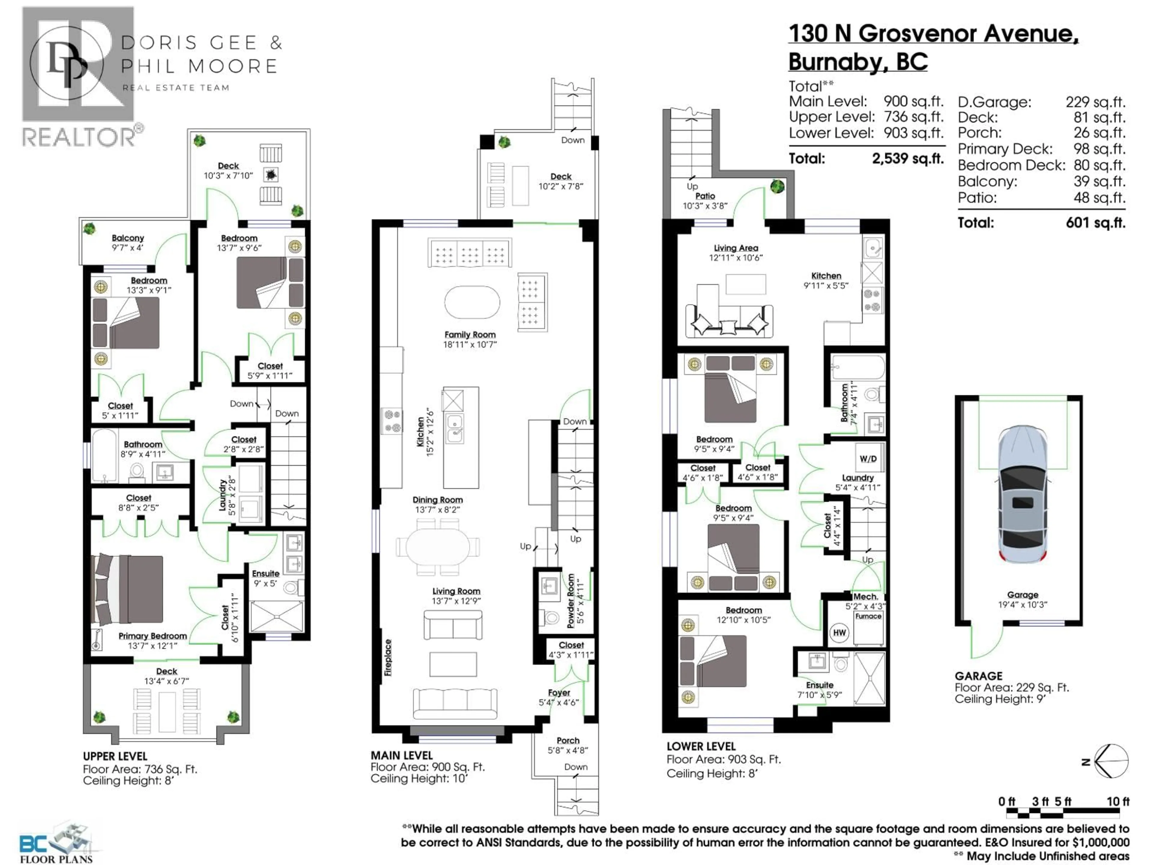 Floor plan for 130 GROSVENOR AVENUE, Burnaby British Columbia V5B1J2