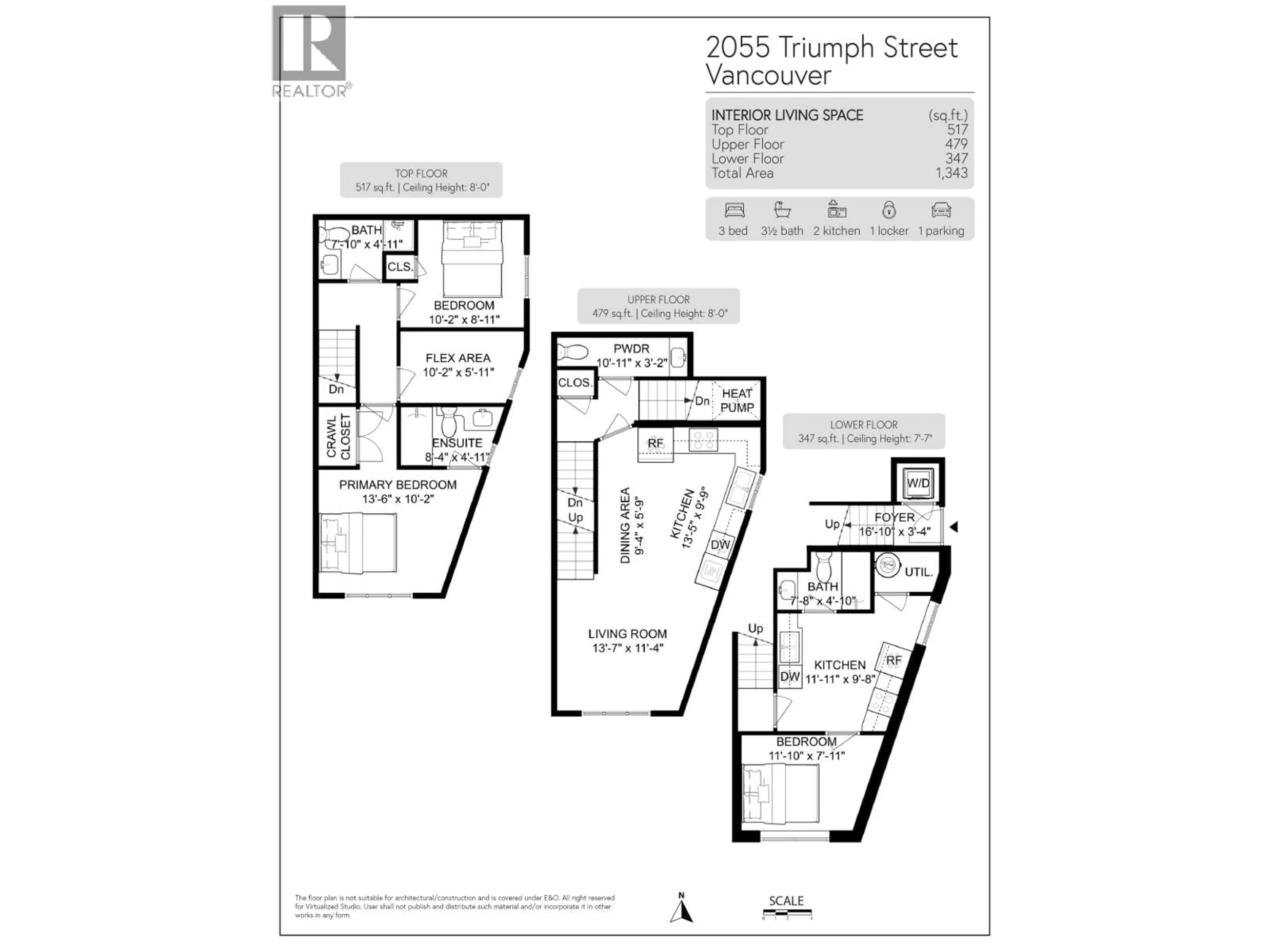 Floor plan for 2055 TRIUMPH STREET, Vancouver British Columbia V5L1K7