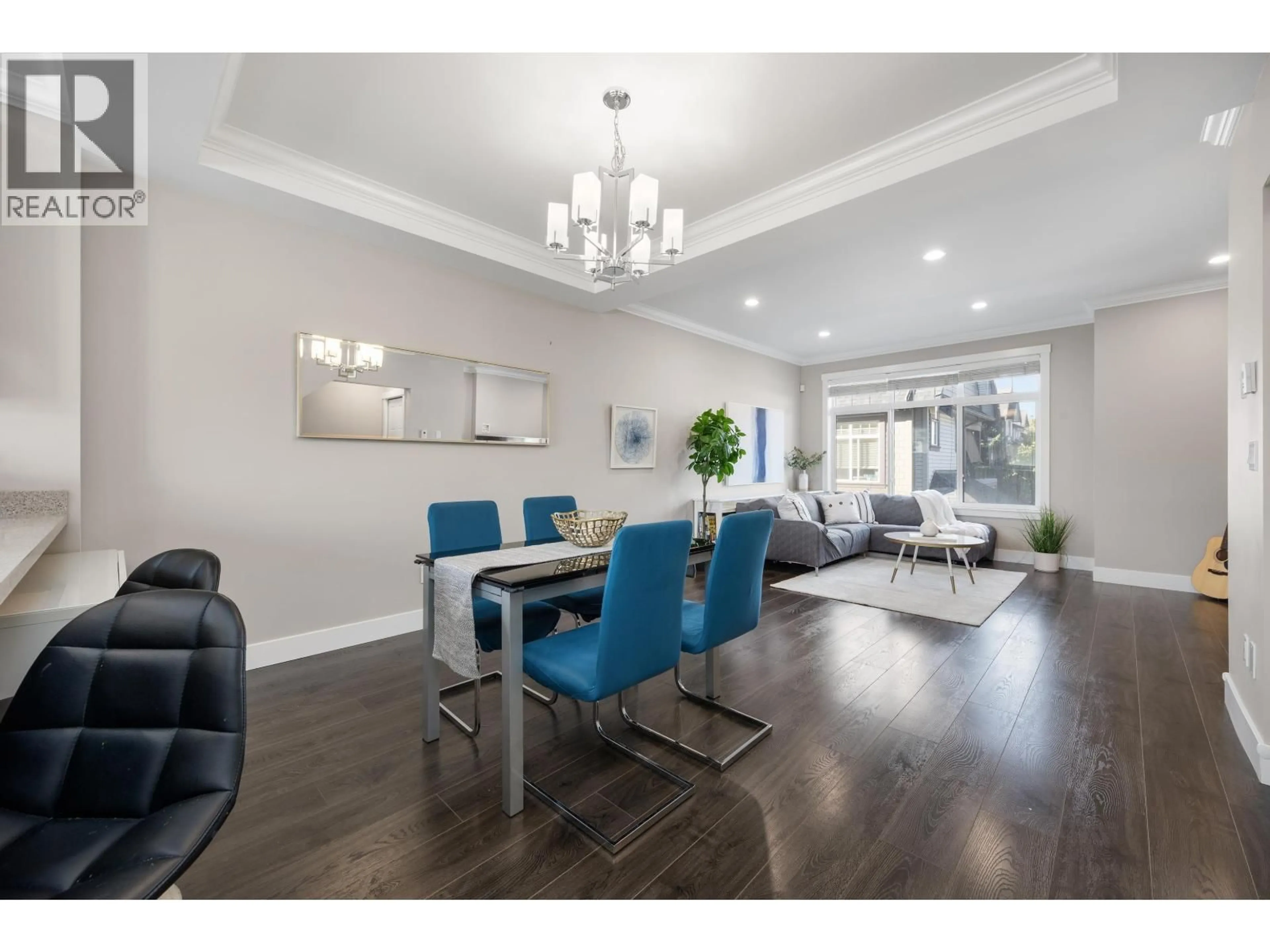 Dining room, wood/laminate floor for 12 - 9733 BLUNDELL ROAD, Richmond British Columbia V6Y1K8