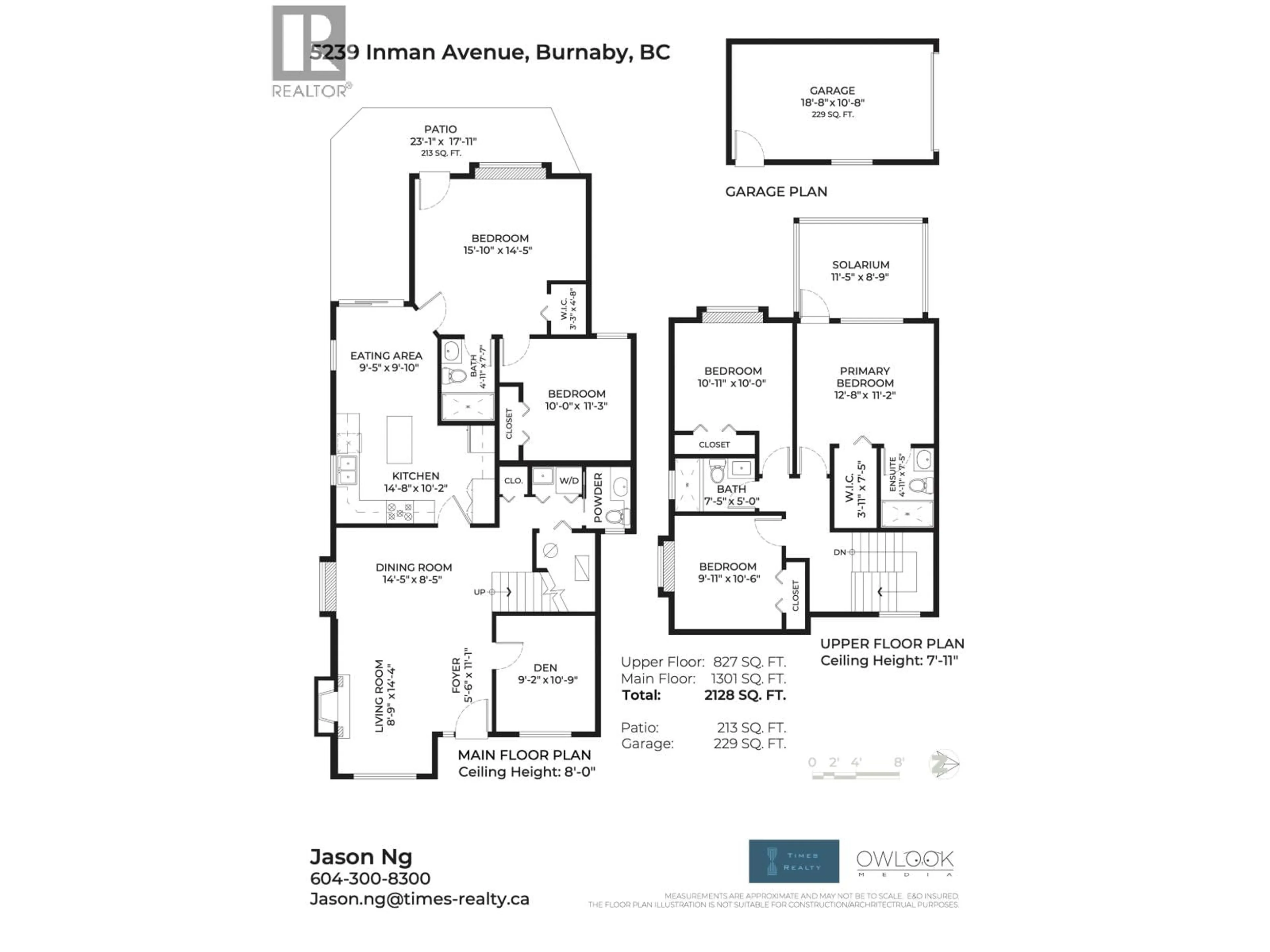 Floor plan for 5239 INMAN AVENUE, Burnaby British Columbia V5H2L5
