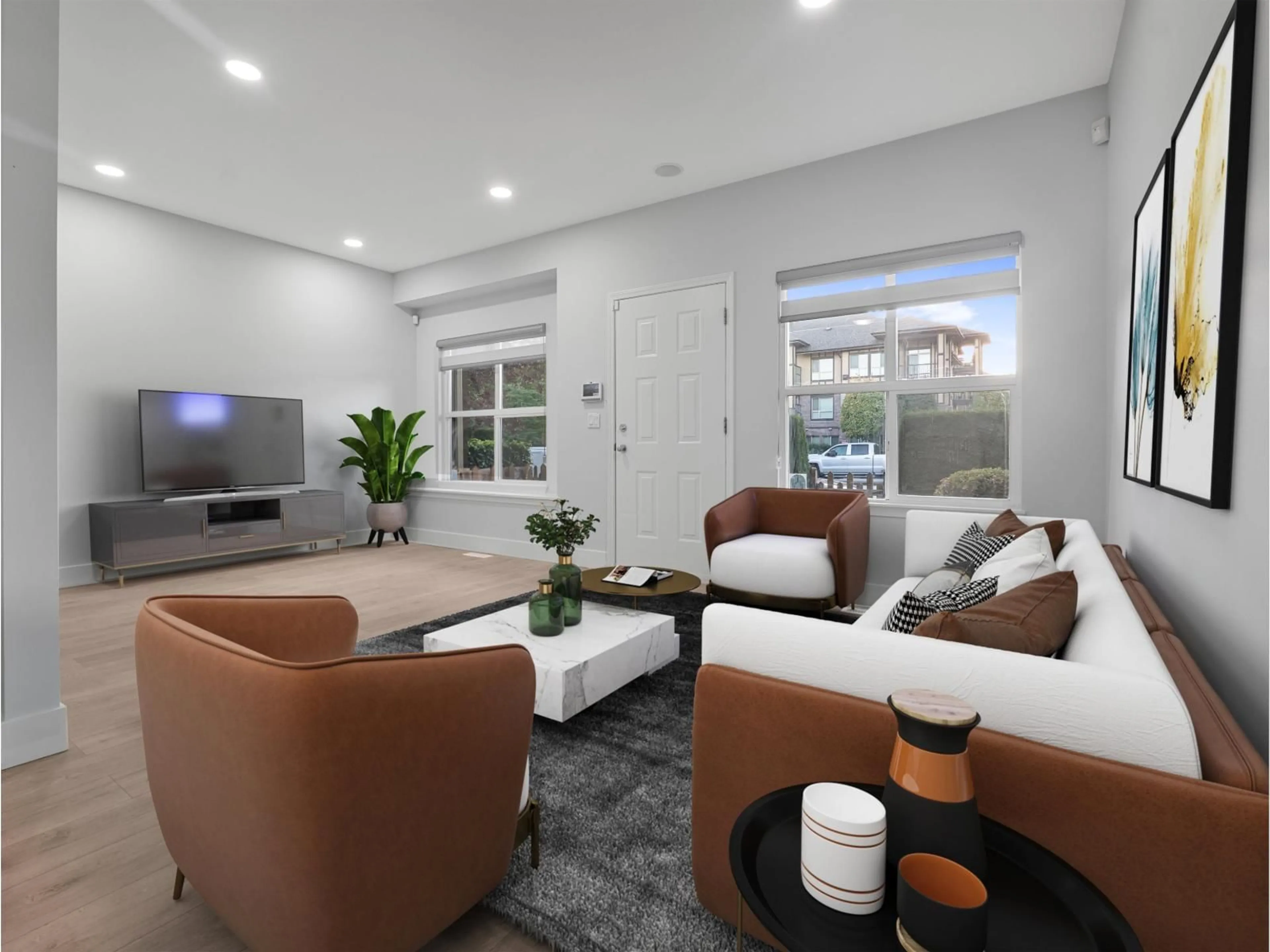 Living room with furniture, unknown for 92 - 8737 161, Surrey British Columbia V4N5G3