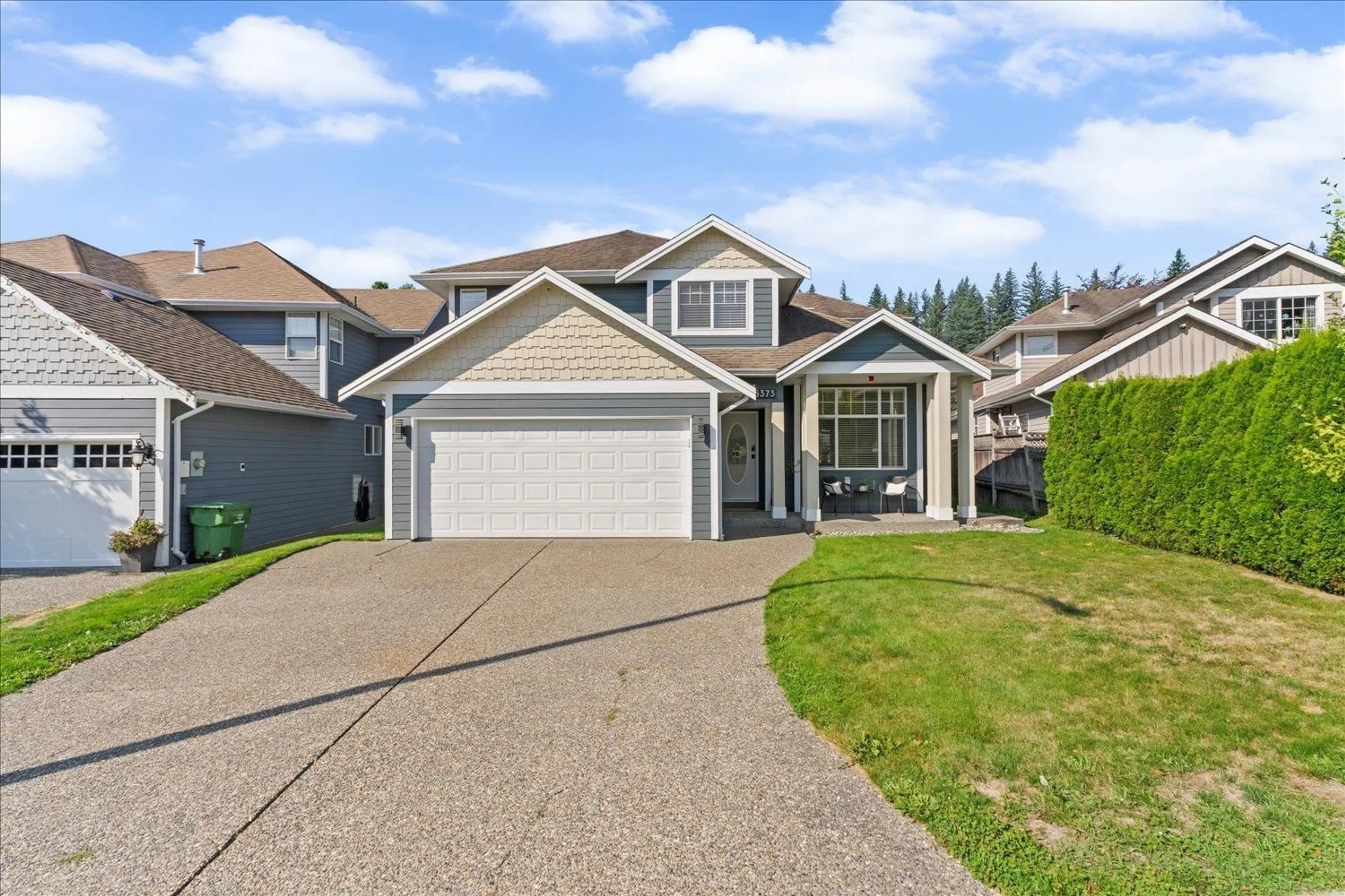 Home with vinyl exterior material, street for 5373 ROCKWOOD DRIVE, Chilliwack British Columbia V2R5R5