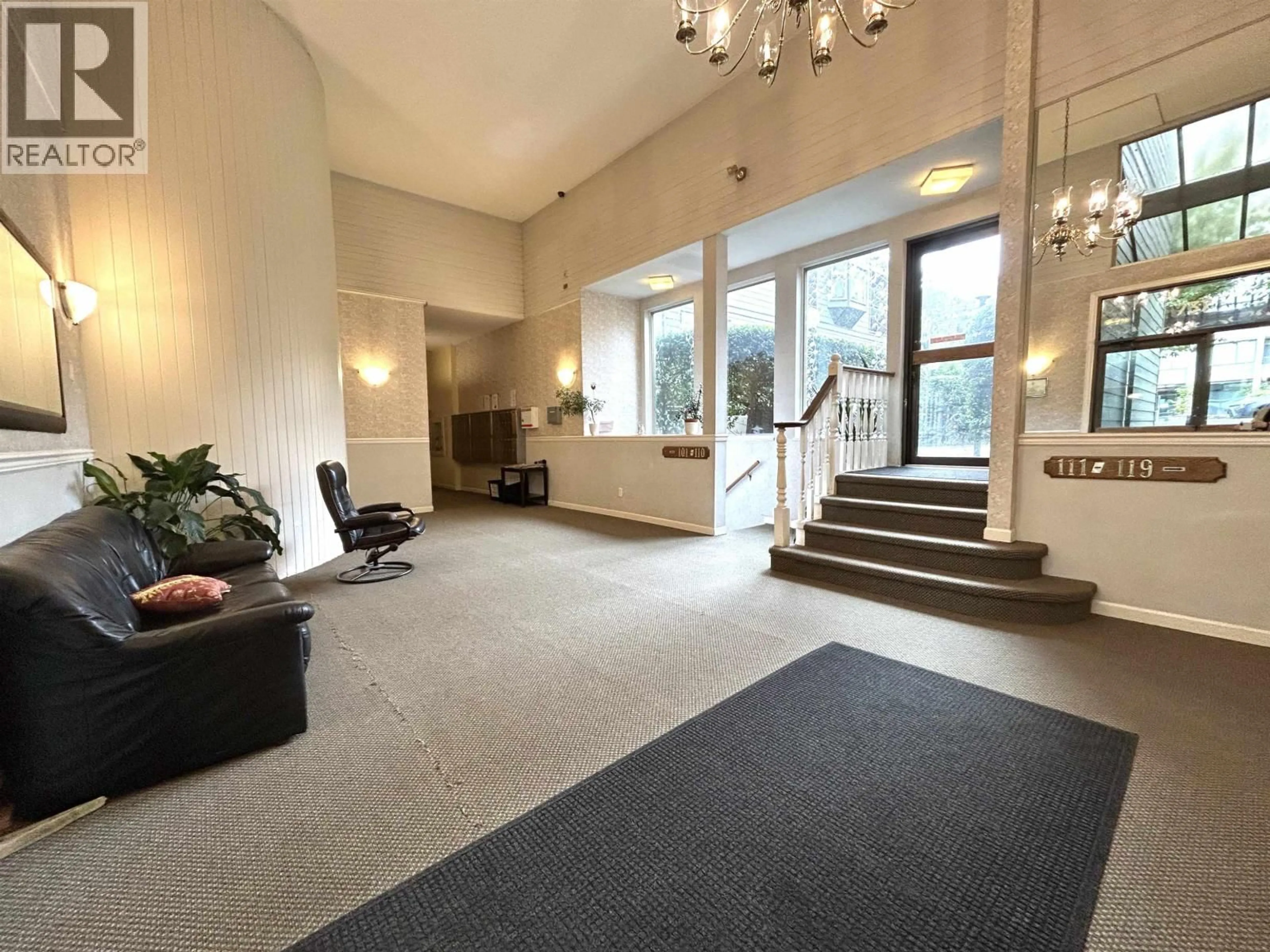 Lobby for 208 - 737 HAMILTON STREET, New Westminster British Columbia V3M2M7