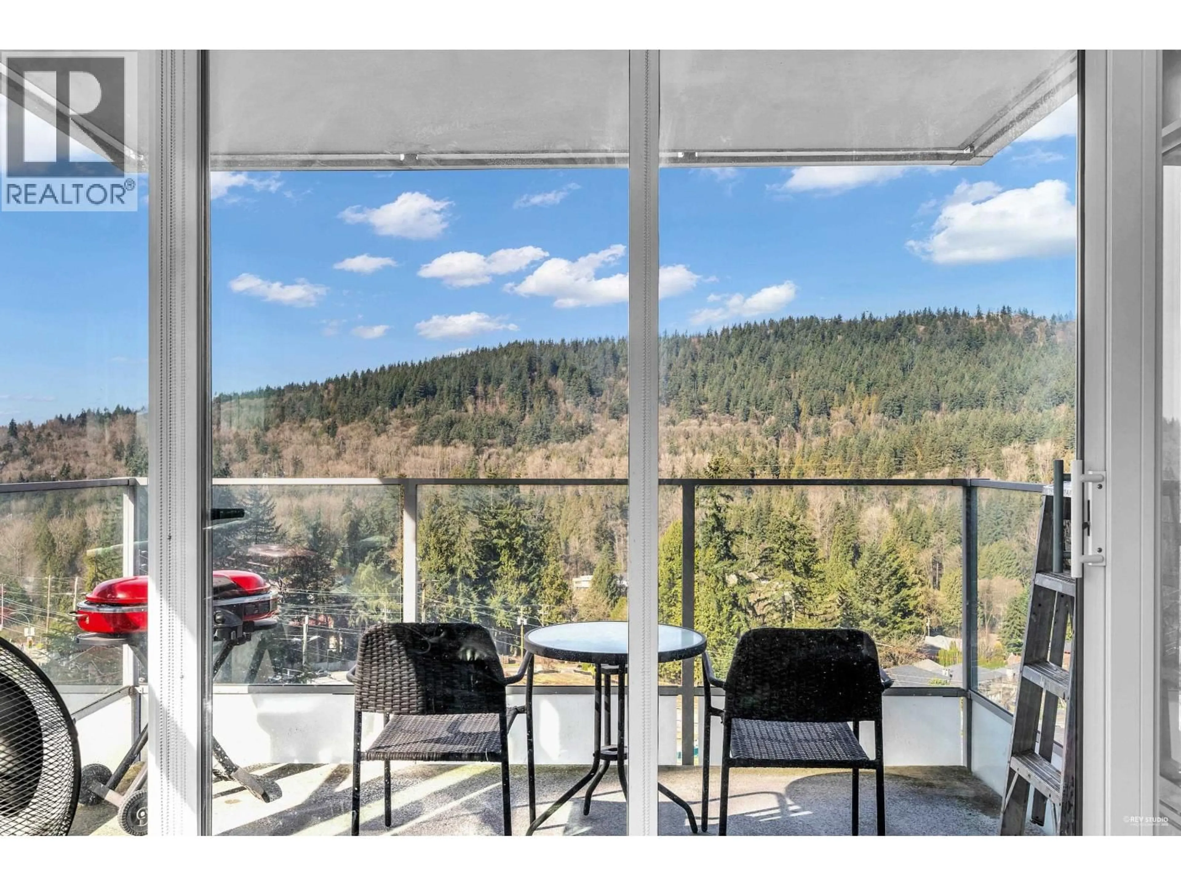 Balcony in the apartment, water/lake/river/ocean view for 1002 - 520 COMO LAKE AVENUE, Coquitlam British Columbia V3J0E8
