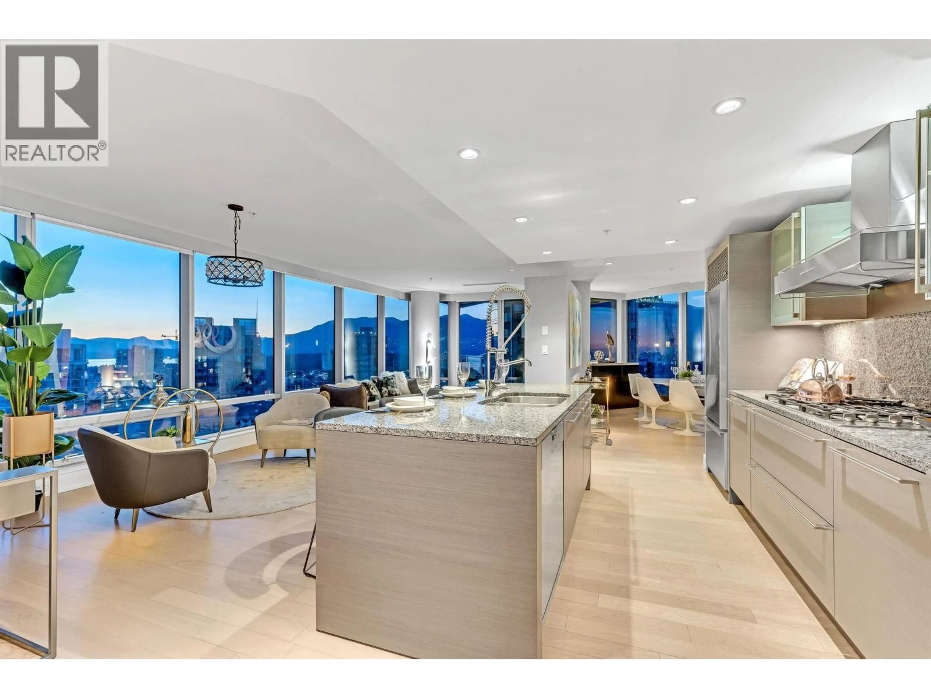 Open concept kitchen, unknown for 3202 - 1111 ALBERNI STREET, Vancouver British Columbia V6E4V2