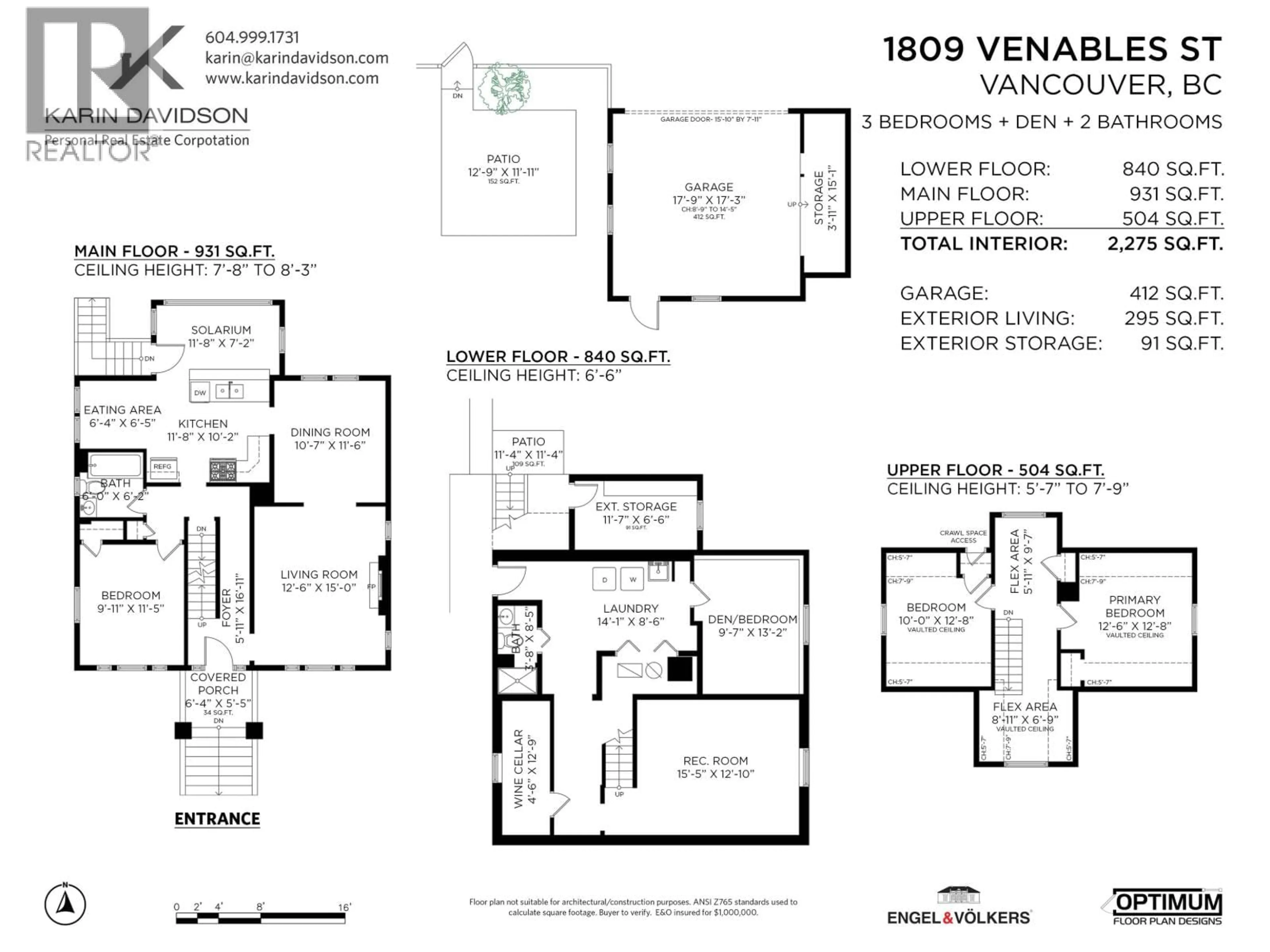 Floor plan for 1809 VENABLES STREET, Vancouver British Columbia V5L2H6