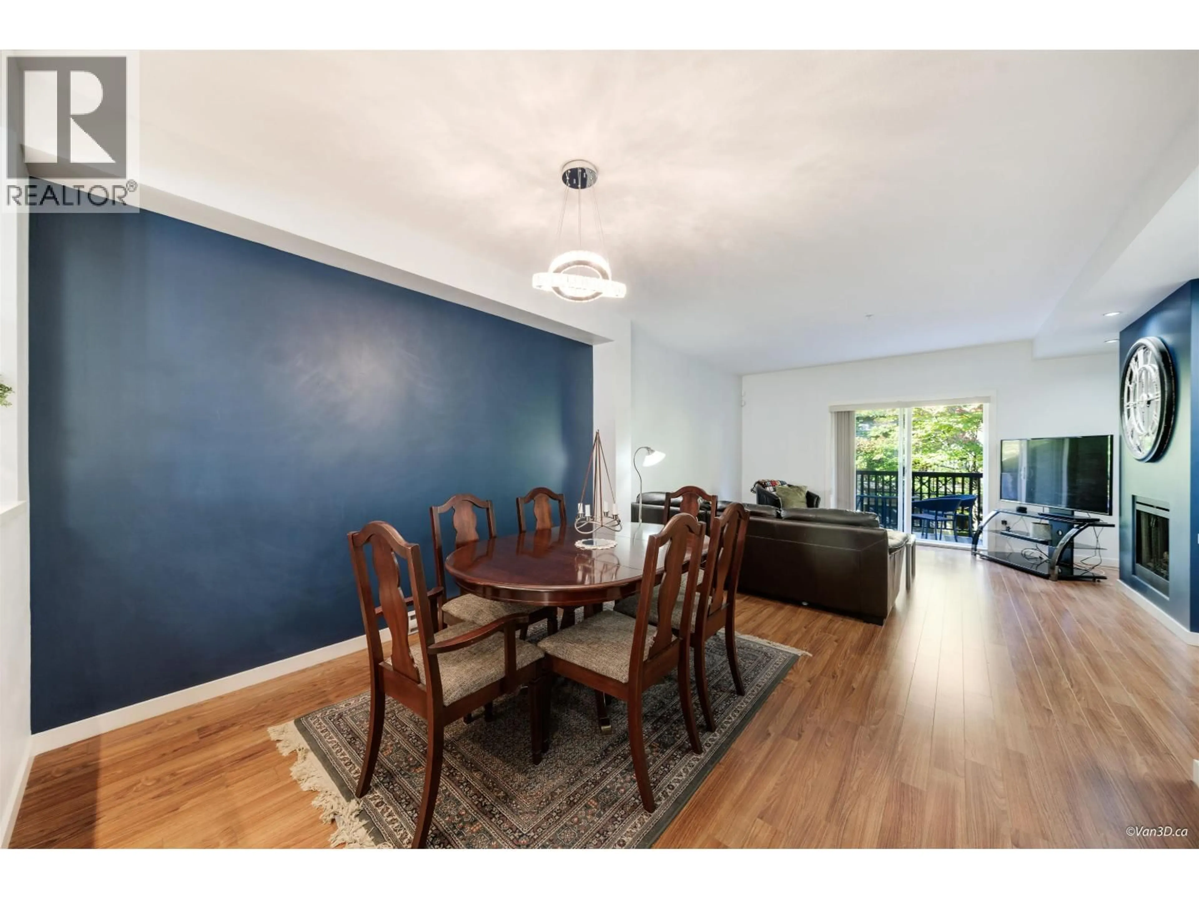 Dining room, wood/laminate floor for 25 - 550 BROWNING PLACE, North Vancouver British Columbia V7H3A9