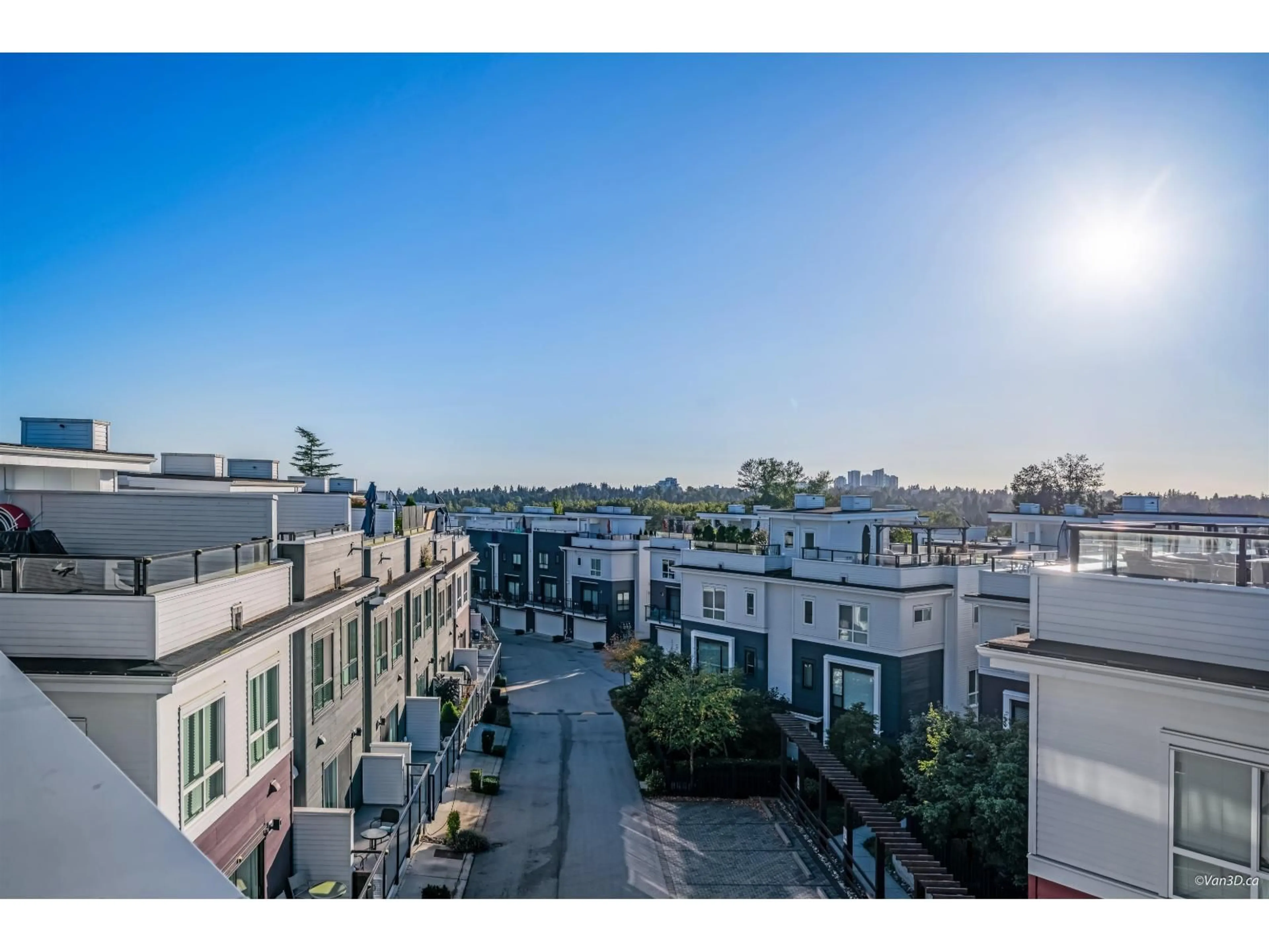 A pic from outside/outdoor area/front of a property/back of a property/a pic from drone, city buildings view from balcony for 216 - 2277 OAK MEADOWS, Surrey British Columbia V3Z0W6