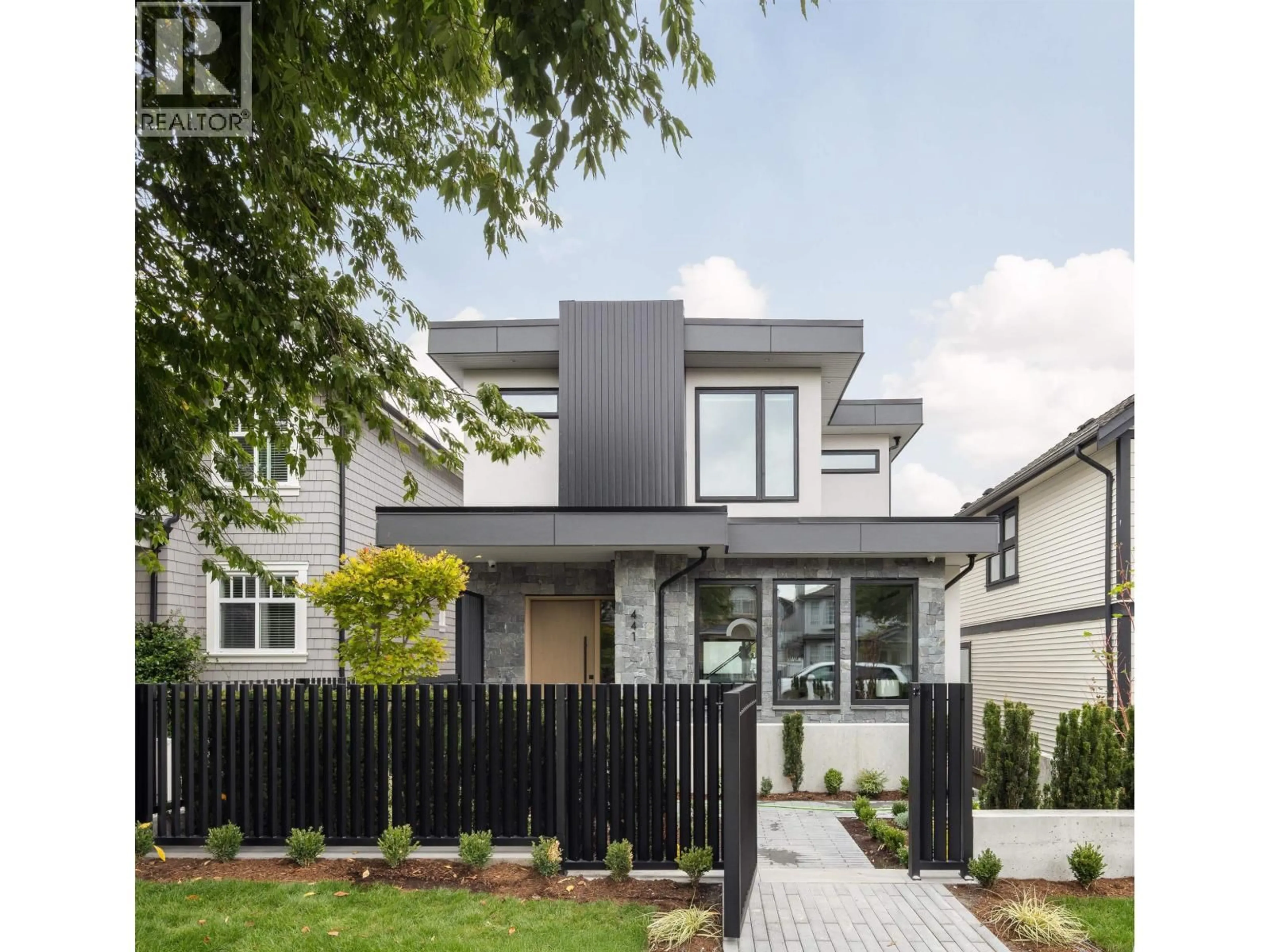 Home with brick exterior material, street for 4413 OXFORD STREET, Burnaby British Columbia V5C1E6