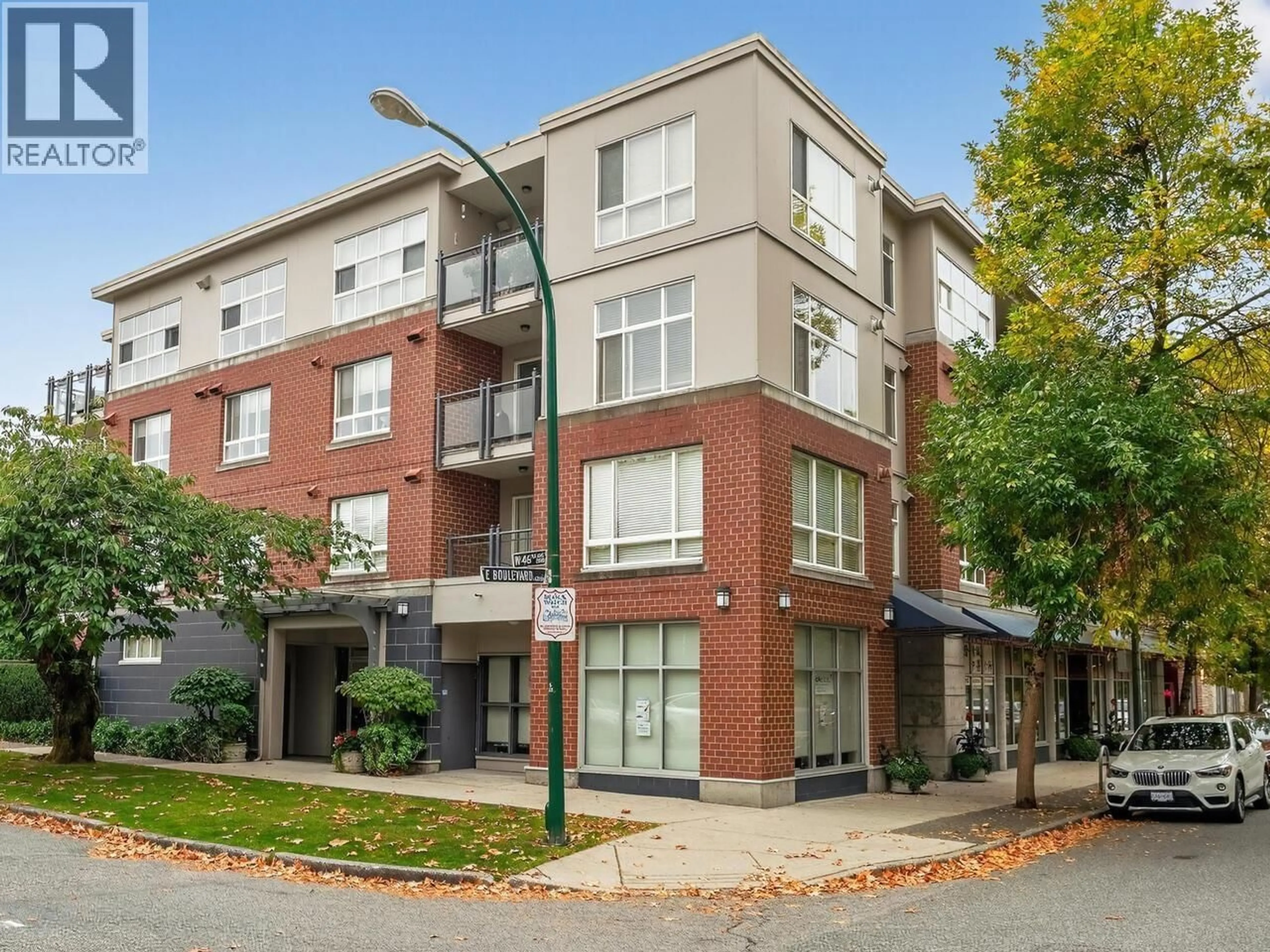 Home with brick exterior material, street for 206 - 2096 46TH AVENUE, Vancouver British Columbia V6M2K9