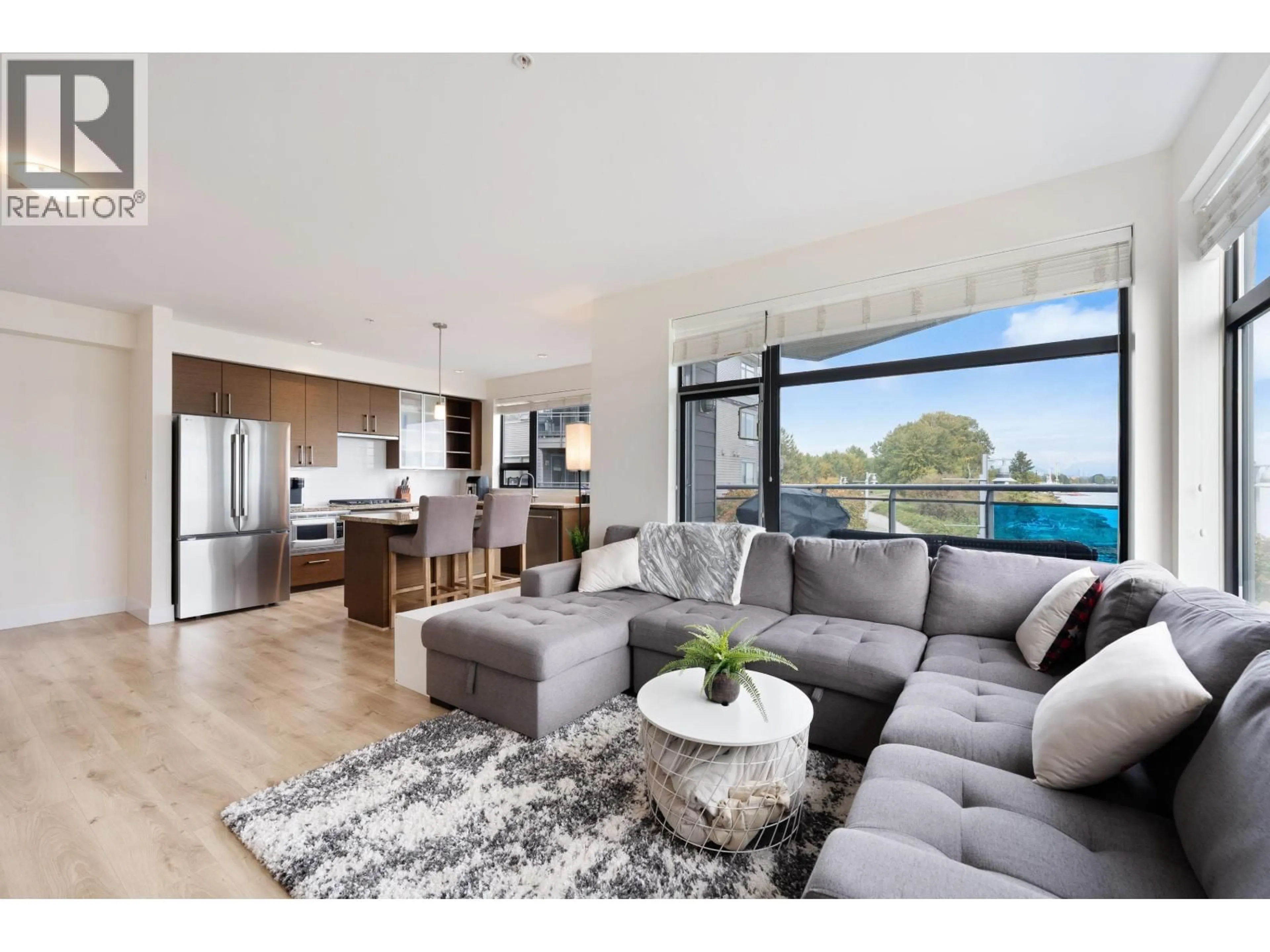 Living room with furniture, unknown for 210 - 14200 RIVERPORT WAY, Richmond British Columbia V6W1M4