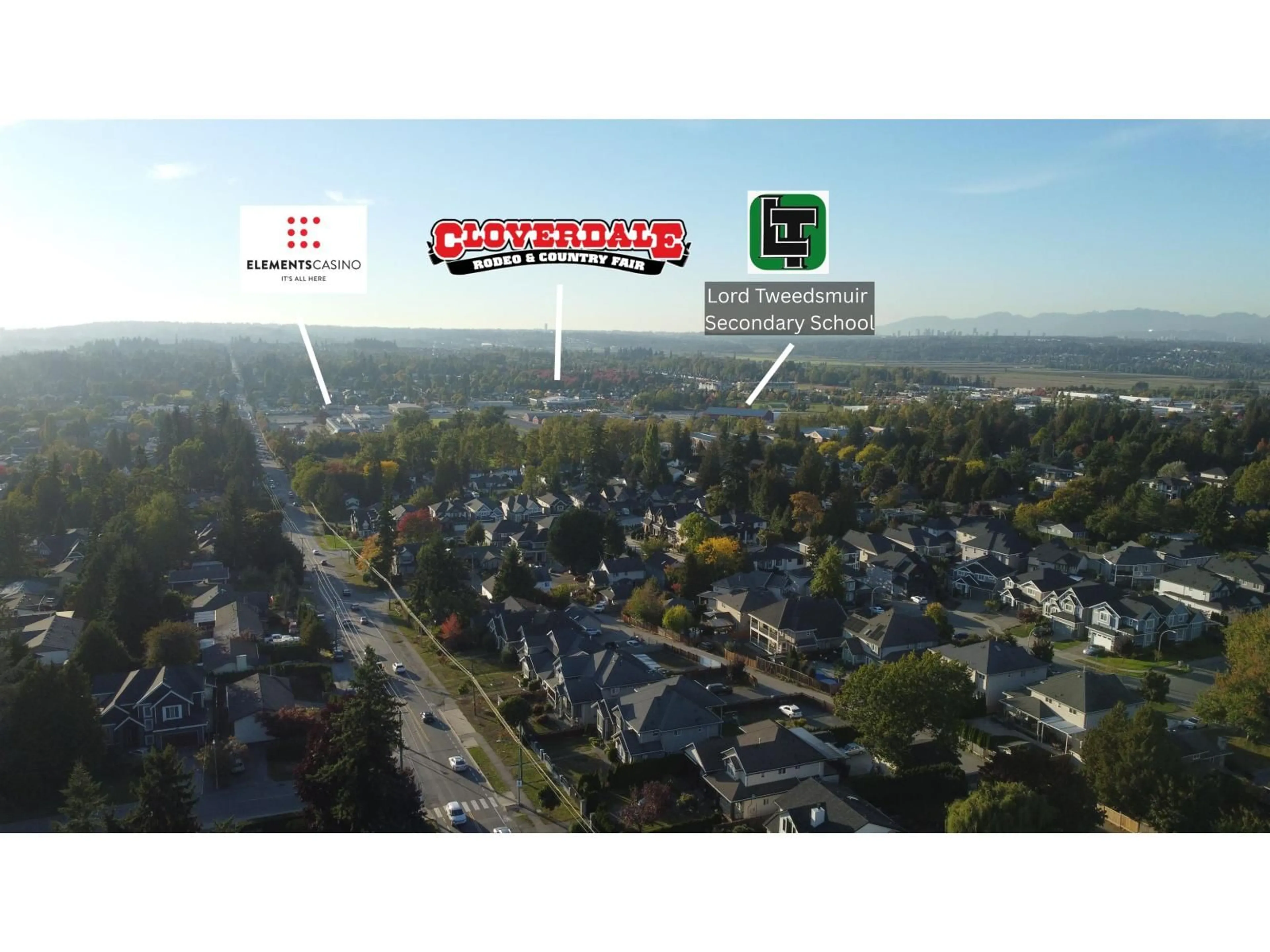 A pic from outside/outdoor area/front of a property/back of a property/a pic from drone, street for 18266 60, Surrey British Columbia V3S1V8