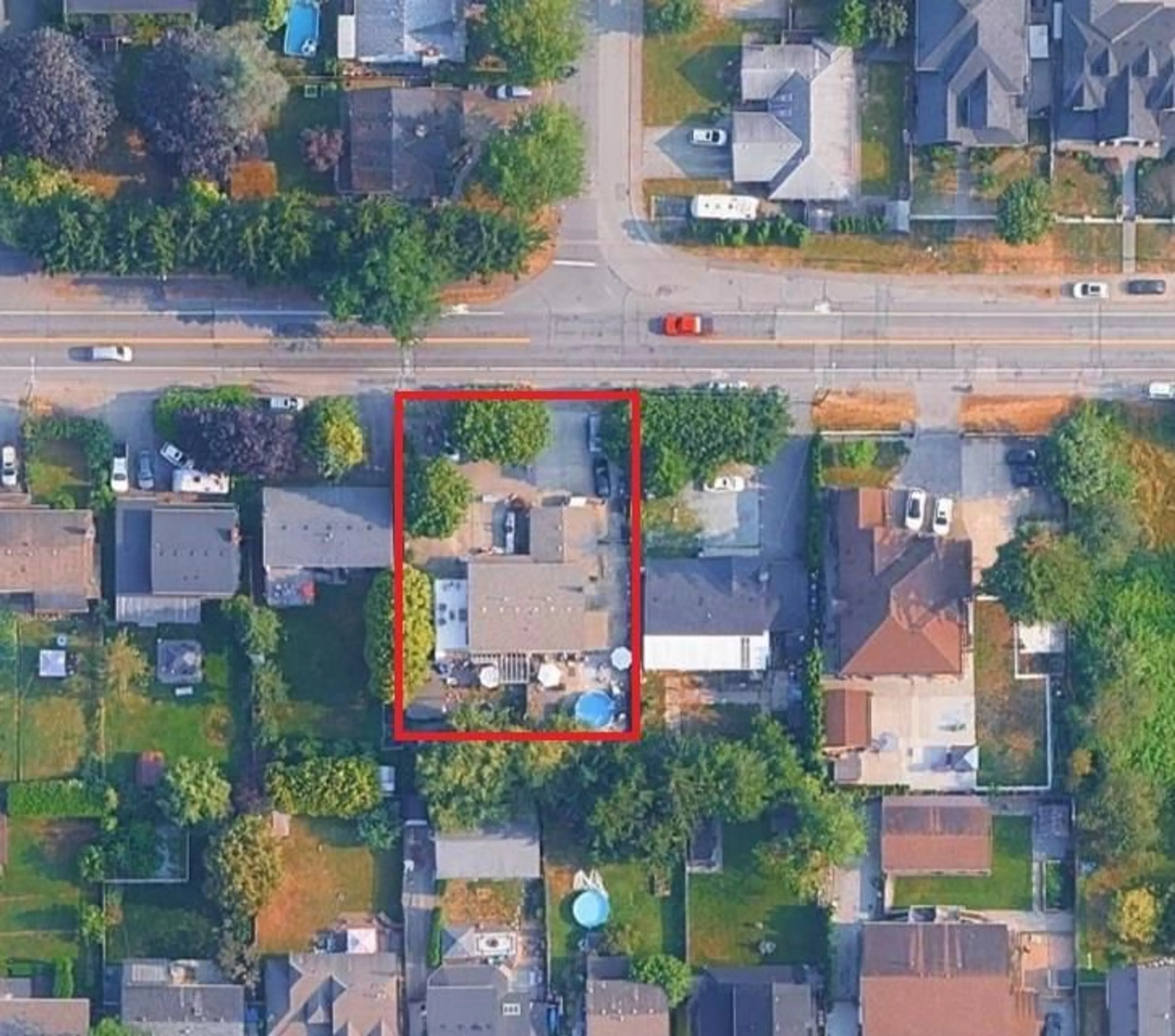 A pic from outside/outdoor area/front of a property/back of a property/a pic from drone, street for 18266 60, Surrey British Columbia V3S1V8