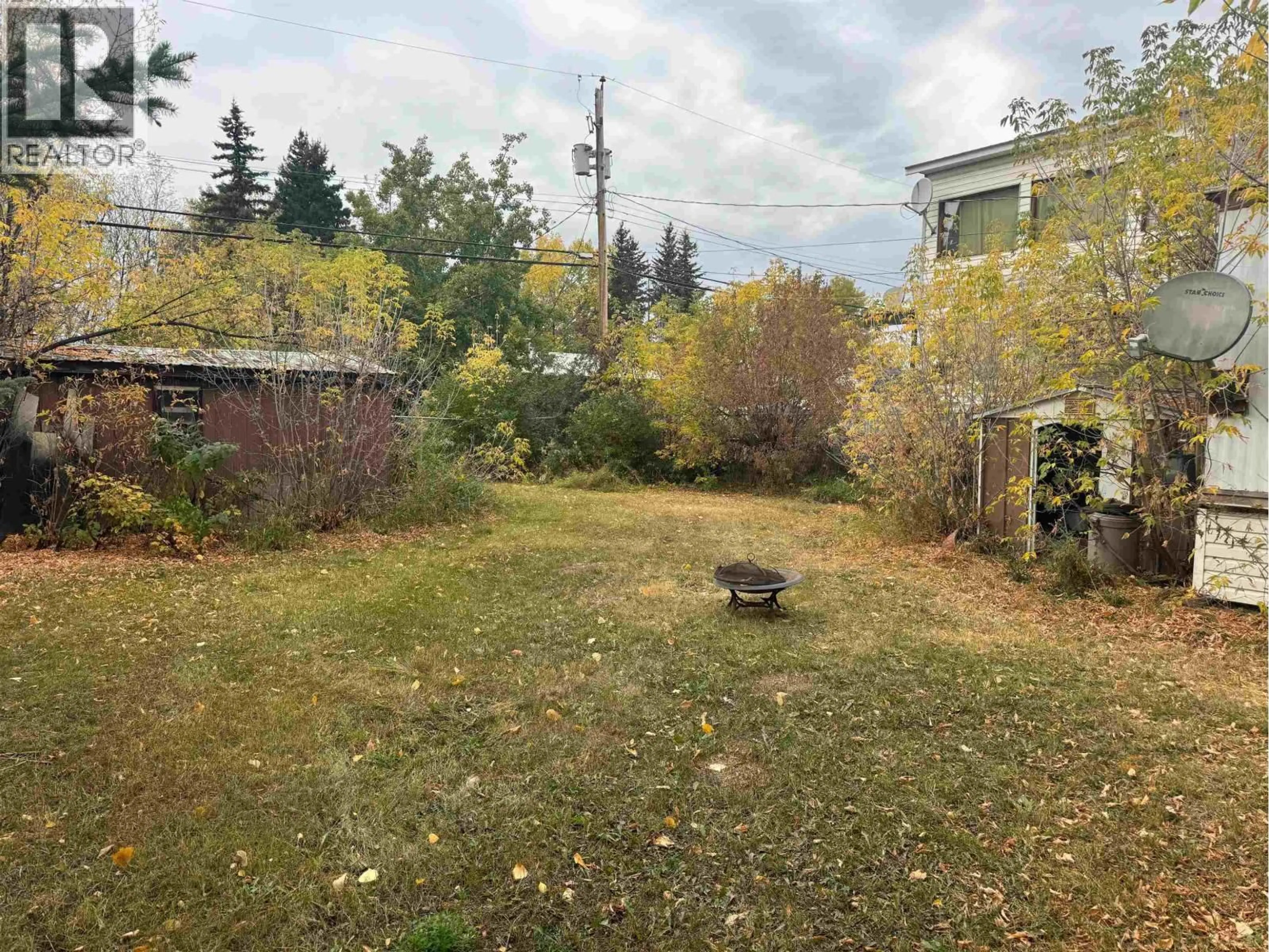 A pic from outside/outdoor area/front of a property/back of a property/a pic from drone, forest/trees view for 10340 99 STREET, Taylor British Columbia V0C2K0