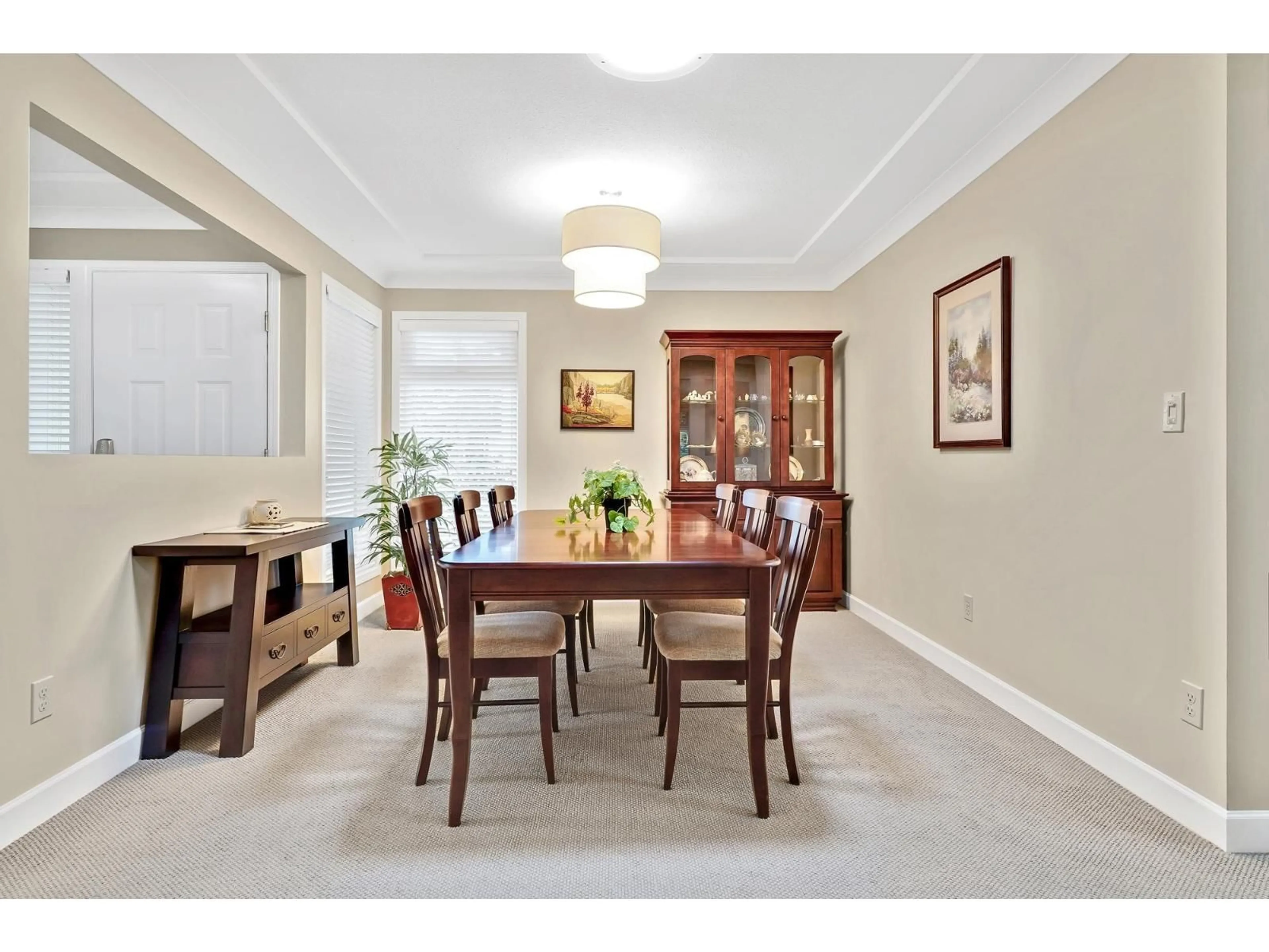Dining room, wood/laminate floor for 4 - 12957 17, Surrey British Columbia V4A8T7