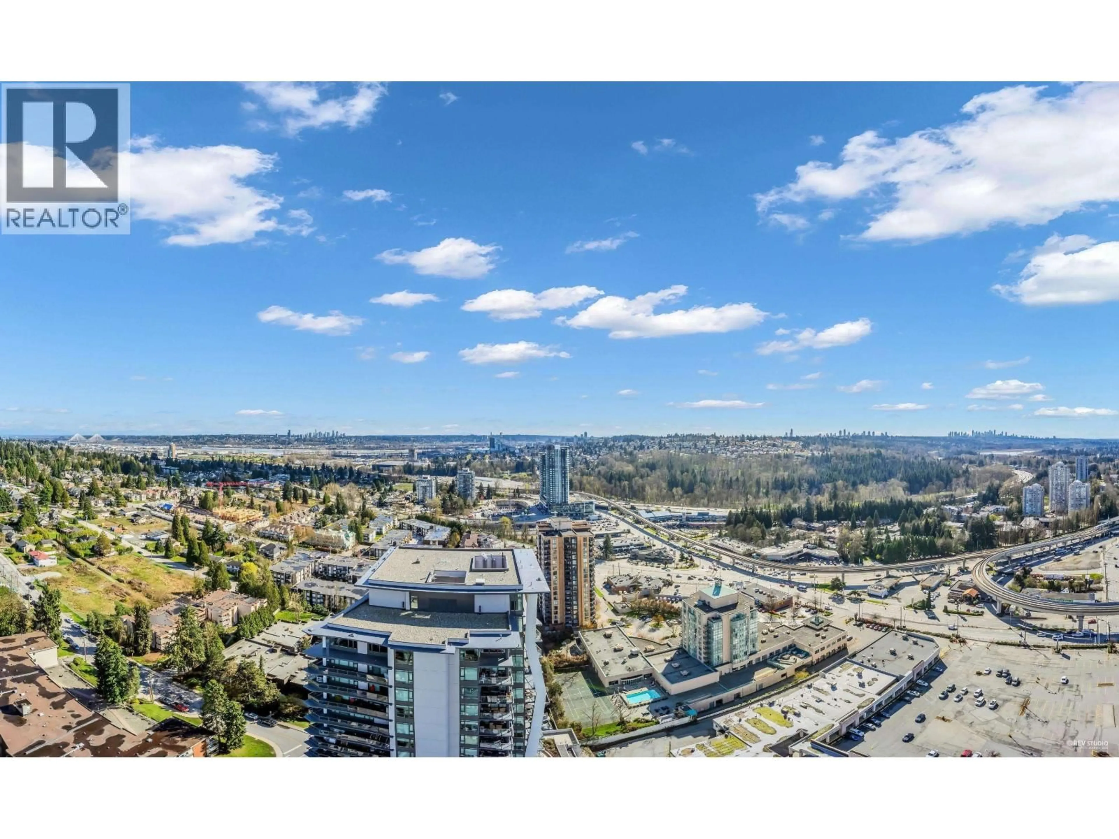 A pic from outside/outdoor area/front of a property/back of a property/a pic from drone, city buildings view from balcony for 1507 - 450 WESTVIEW STREET, Coquitlam British Columbia V3K6C3