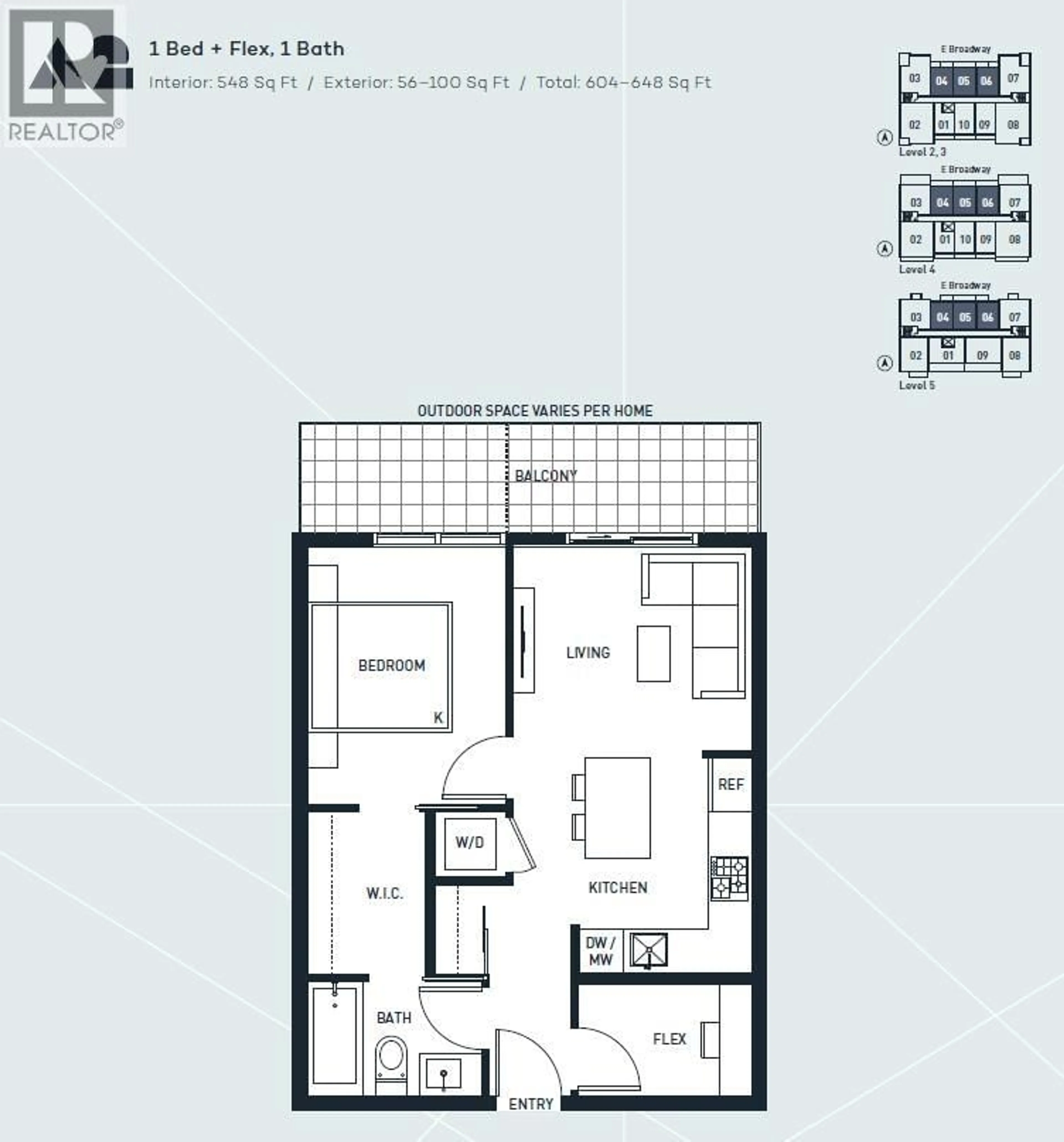 Floor plan for 406 - 2268 BROADWAY, Vancouver British Columbia V5N1W9