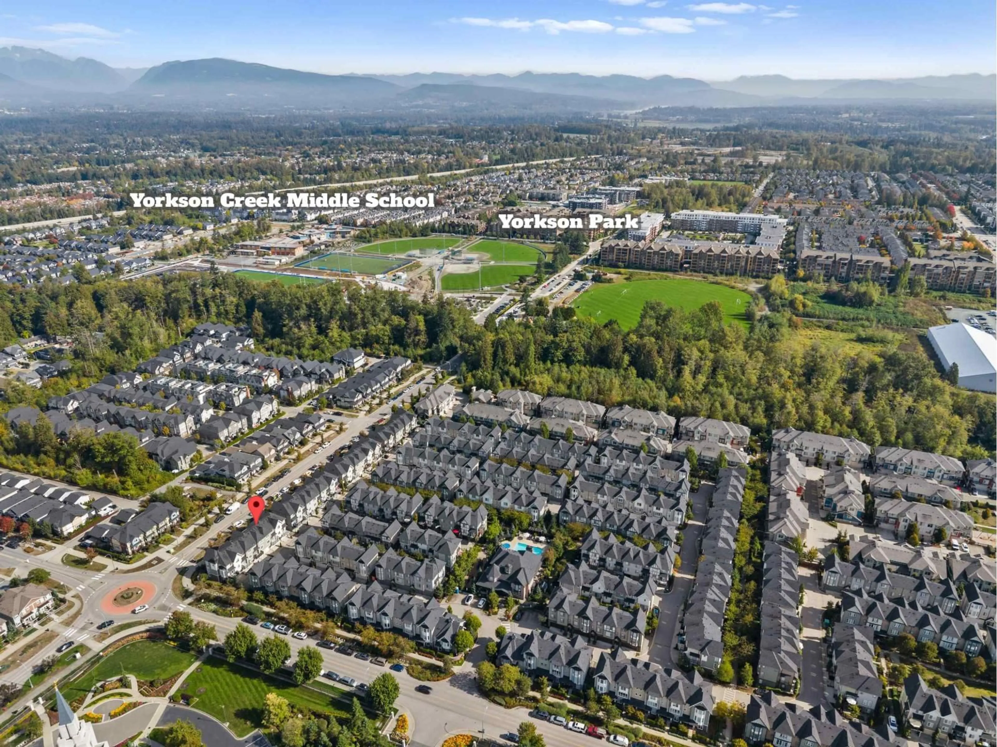 A pic from outside/outdoor area/front of a property/back of a property/a pic from drone, mountain view for 139 - 8138 204, Langley British Columbia V2Y0T4