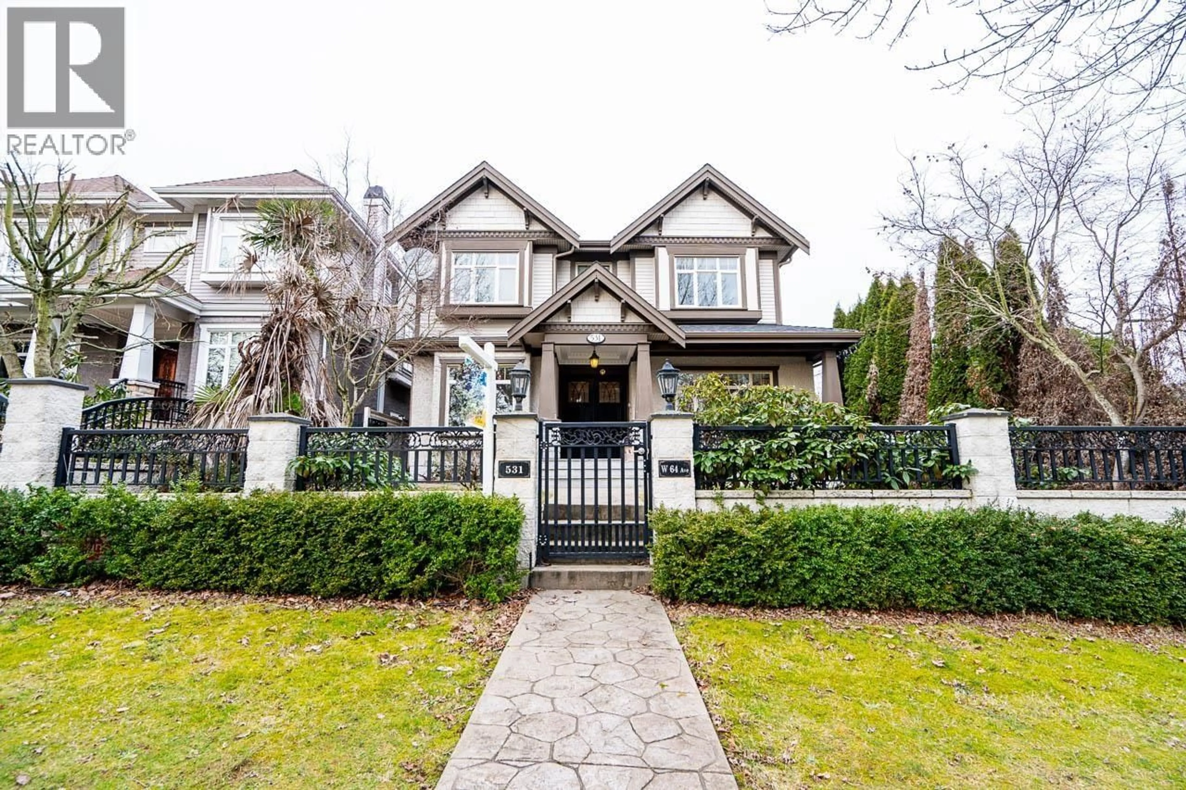 Home with brick exterior material, street for 531 64TH AVENUE, Vancouver British Columbia V6P2L1