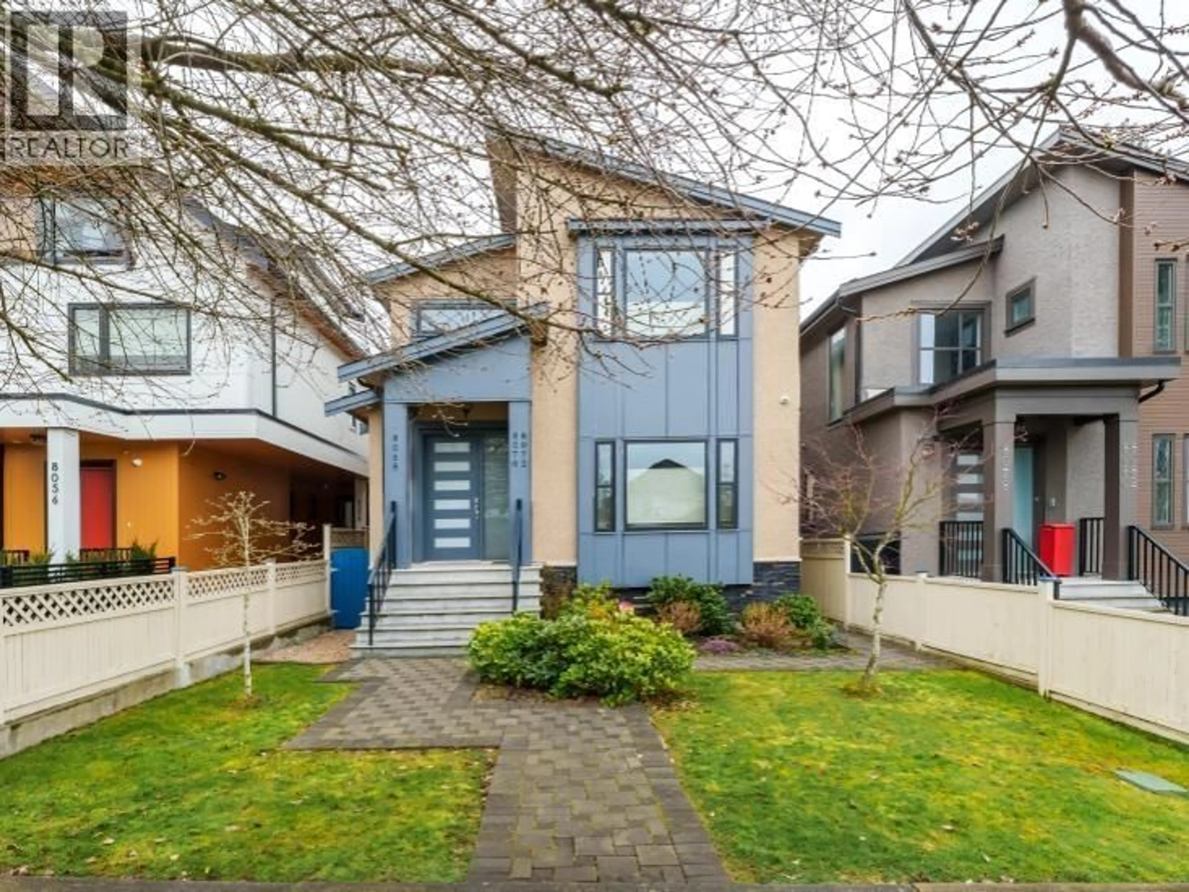 Home with brick exterior material, street for 8068 HAIG STREET, Vancouver British Columbia V6P4R9