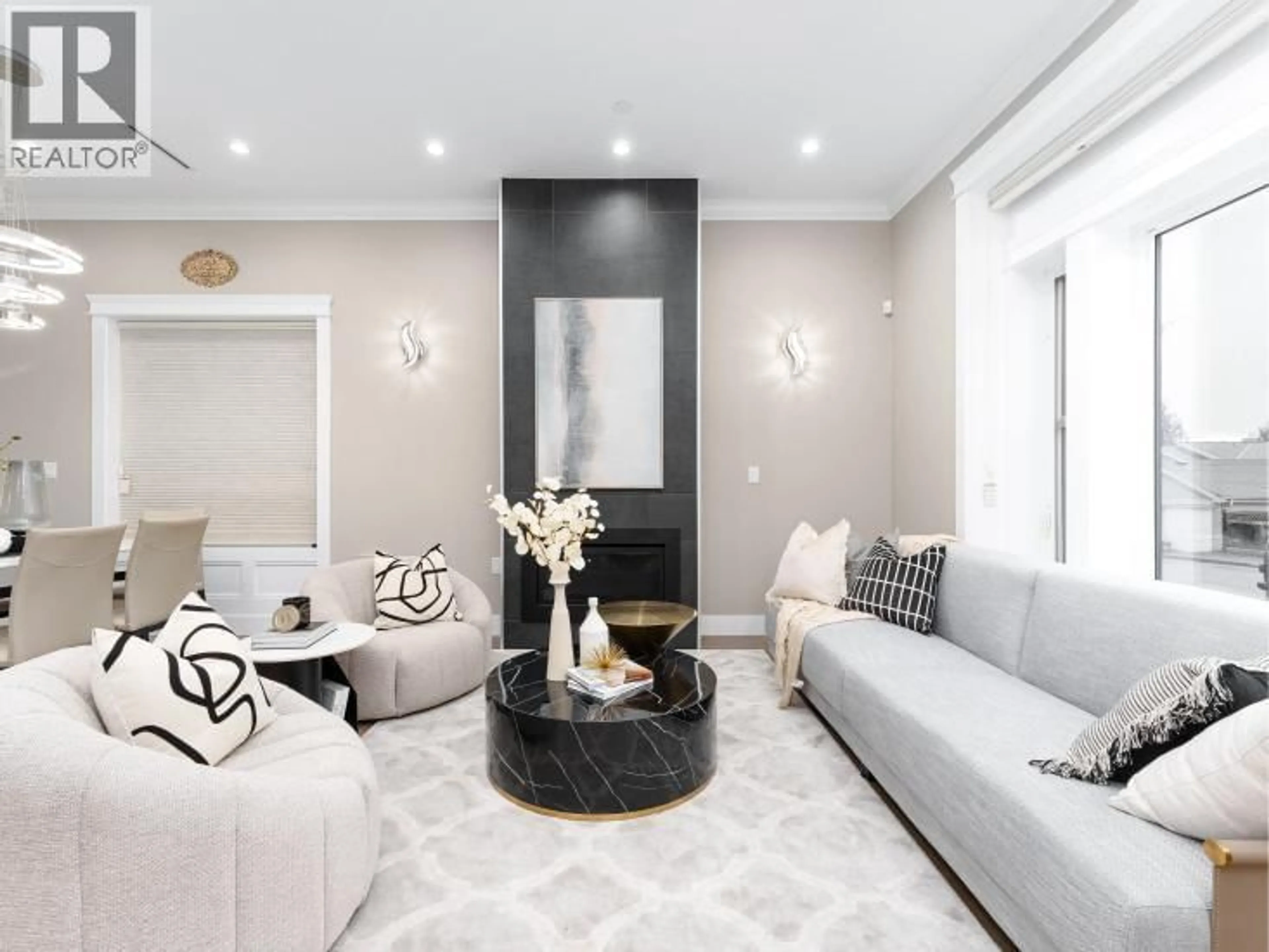 Living room with furniture, unknown for 8068 HAIG STREET, Vancouver British Columbia V6P4R9