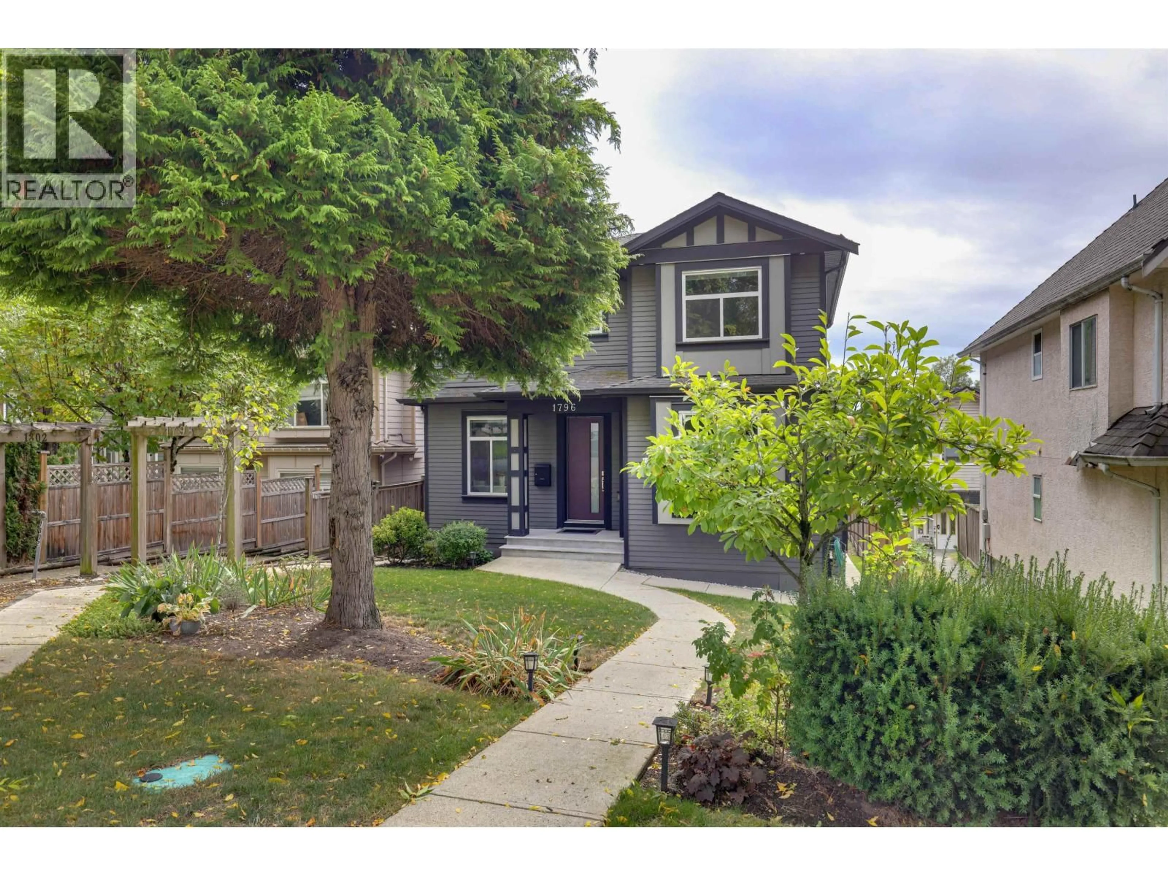 Home with vinyl exterior material, street for 1796 ISLAND AVENUE, Vancouver British Columbia V5P2S6