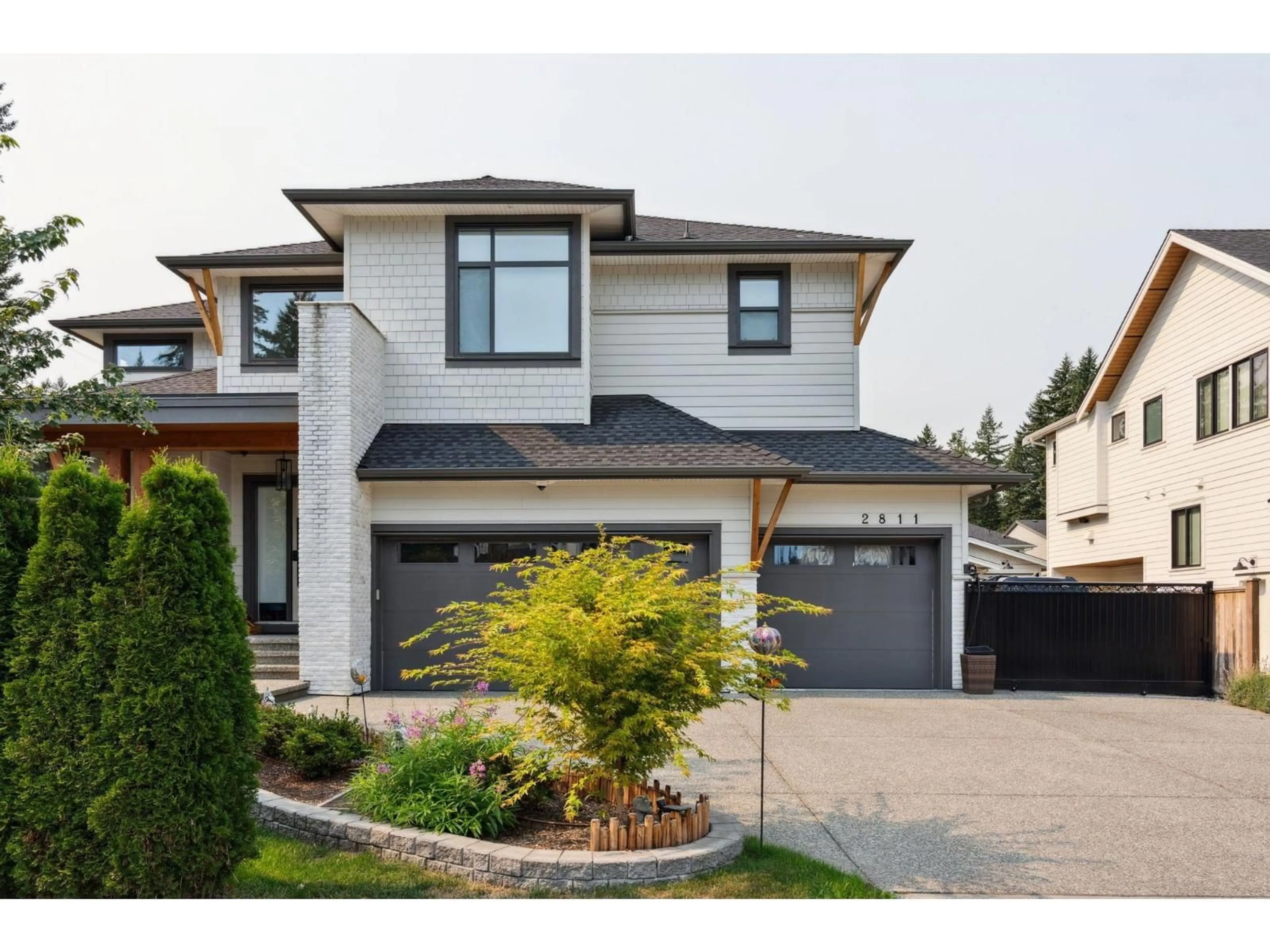 Home with brick exterior material, street for 2811 202A, Langley British Columbia V2Z0B3
