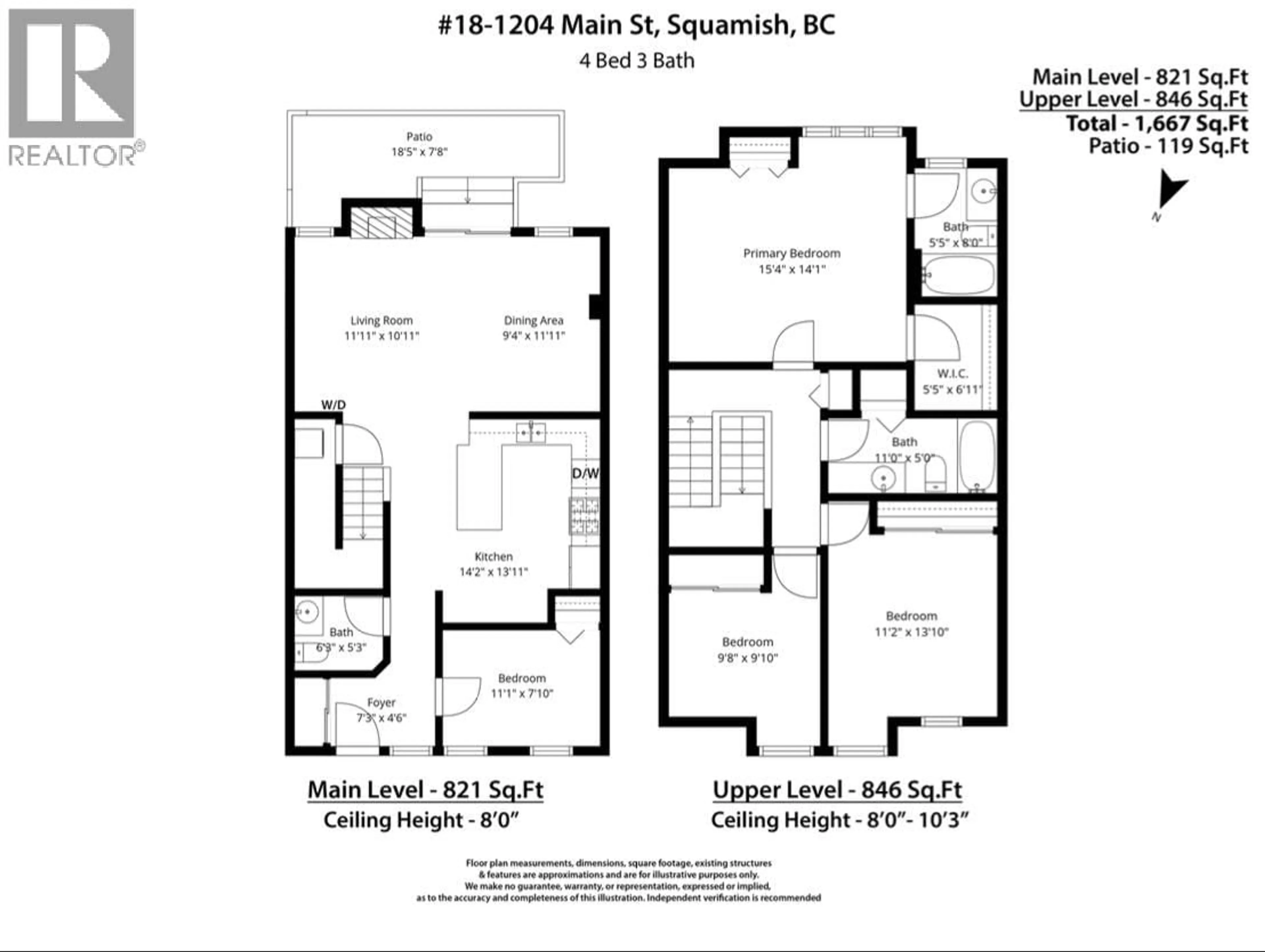 Floor plan for 18 - 1204 MAIN STREET, Squamish British Columbia V8B0S3