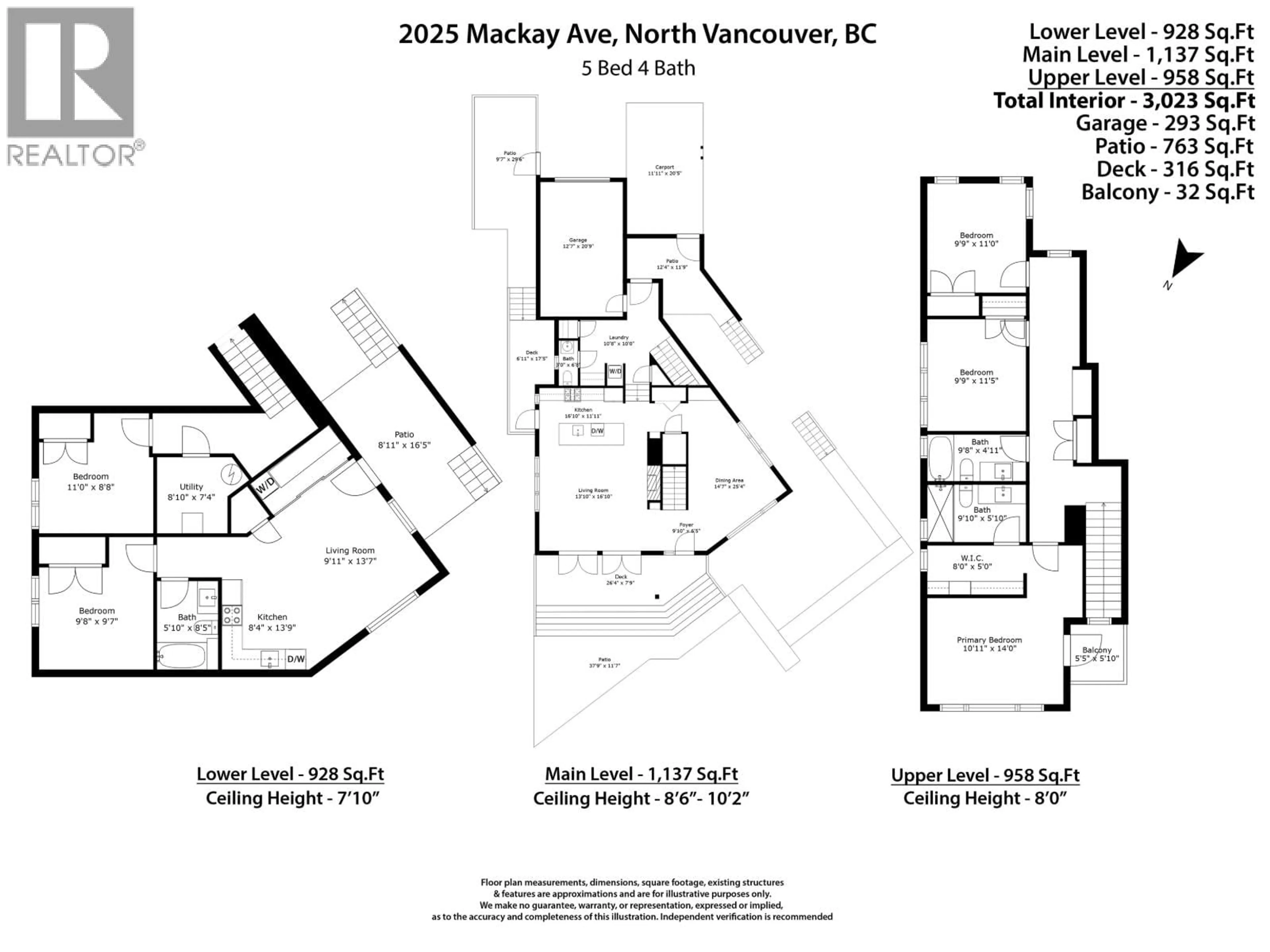 Floor plan for 2025 MACKAY AVENUE, North Vancouver British Columbia V7P2M8