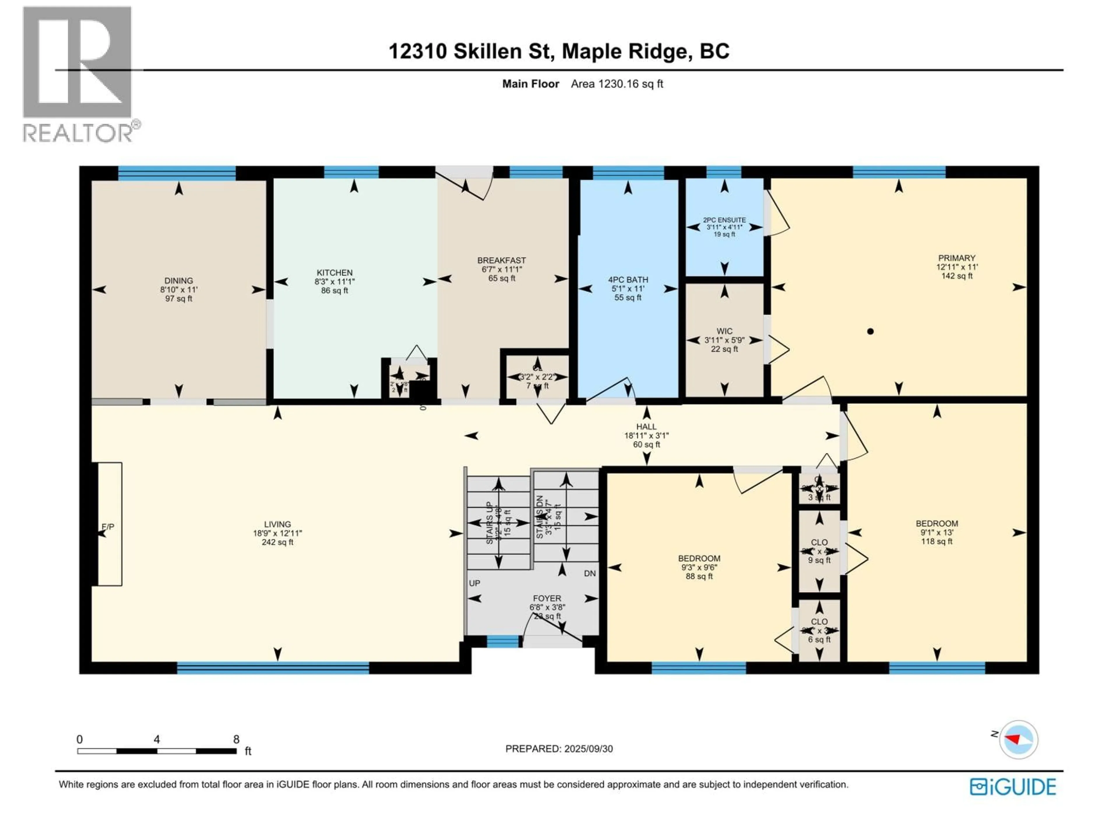 Floor plan for 12310 SKILLEN STREET, Maple Ridge British Columbia V4R2M4