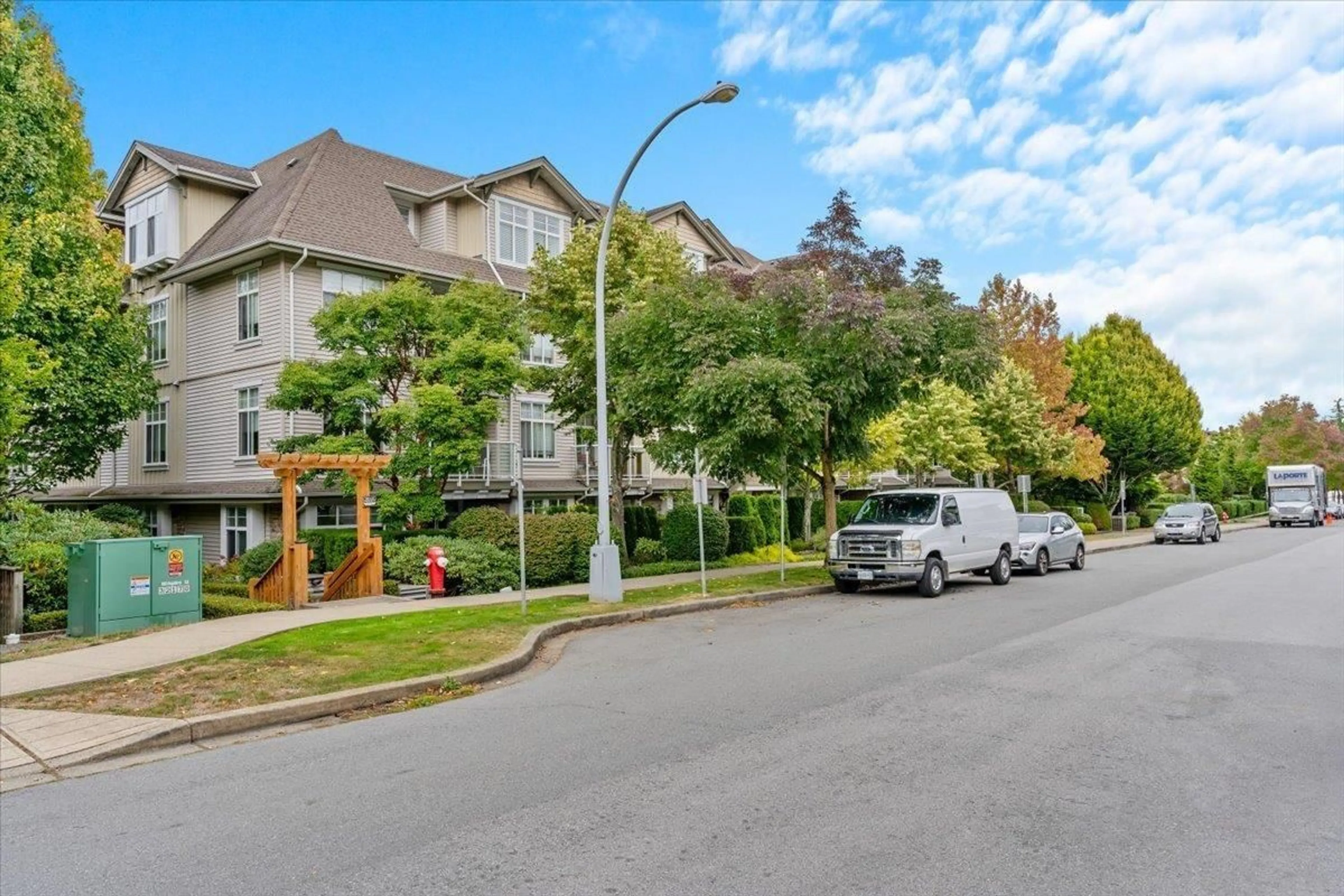 A pic from outside/outdoor area/front of a property/back of a property/a pic from drone, street for 302 - 15323 17A, Surrey British Columbia V4A1V4
