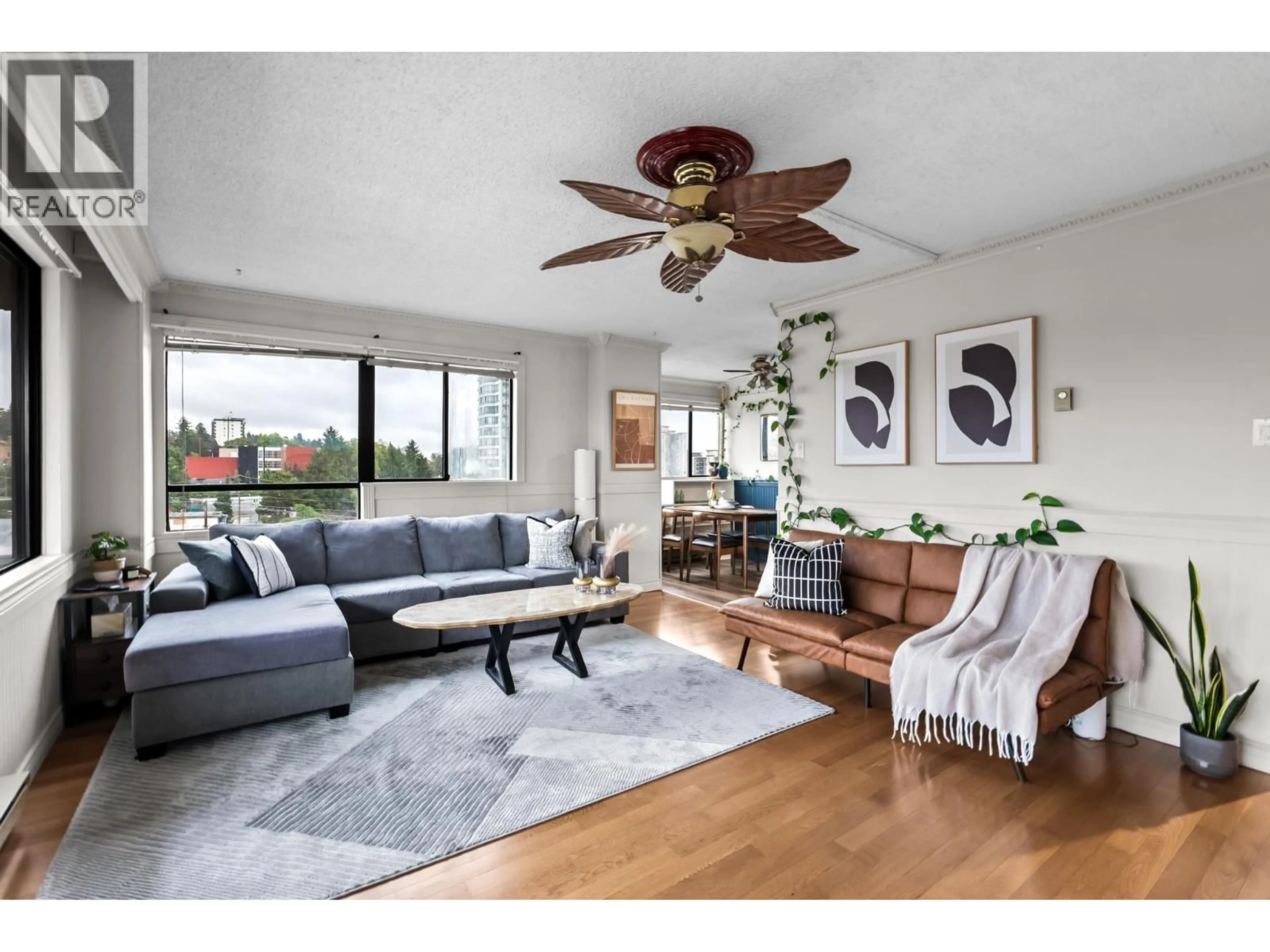 Living room with furniture, unknown for 1202 - 1026 QUEENS AVENUE, New Westminster British Columbia V3M6B2