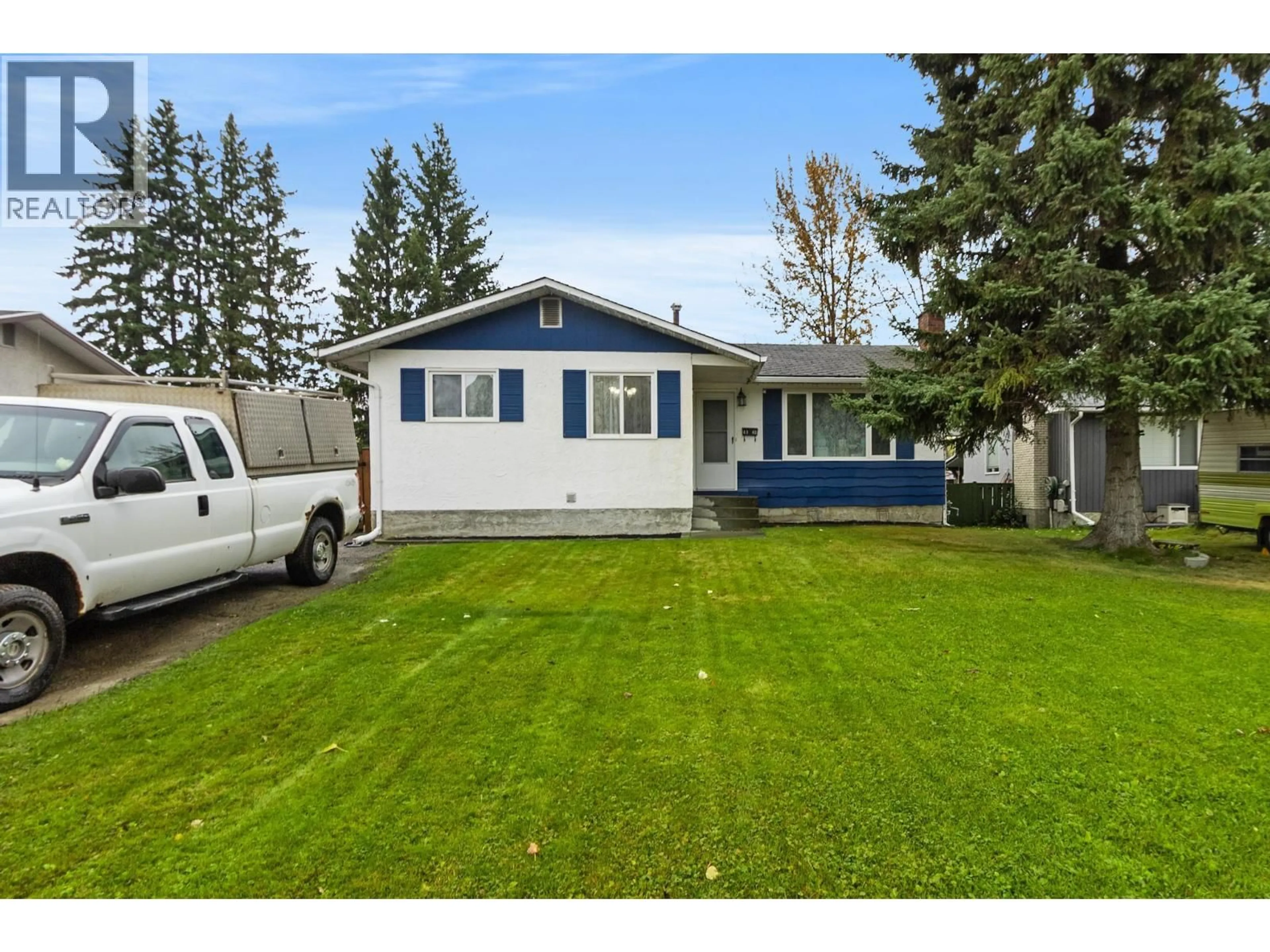 Home with vinyl exterior material, street for 6148 TRENT DRIVE, Prince George British Columbia V2N2G5