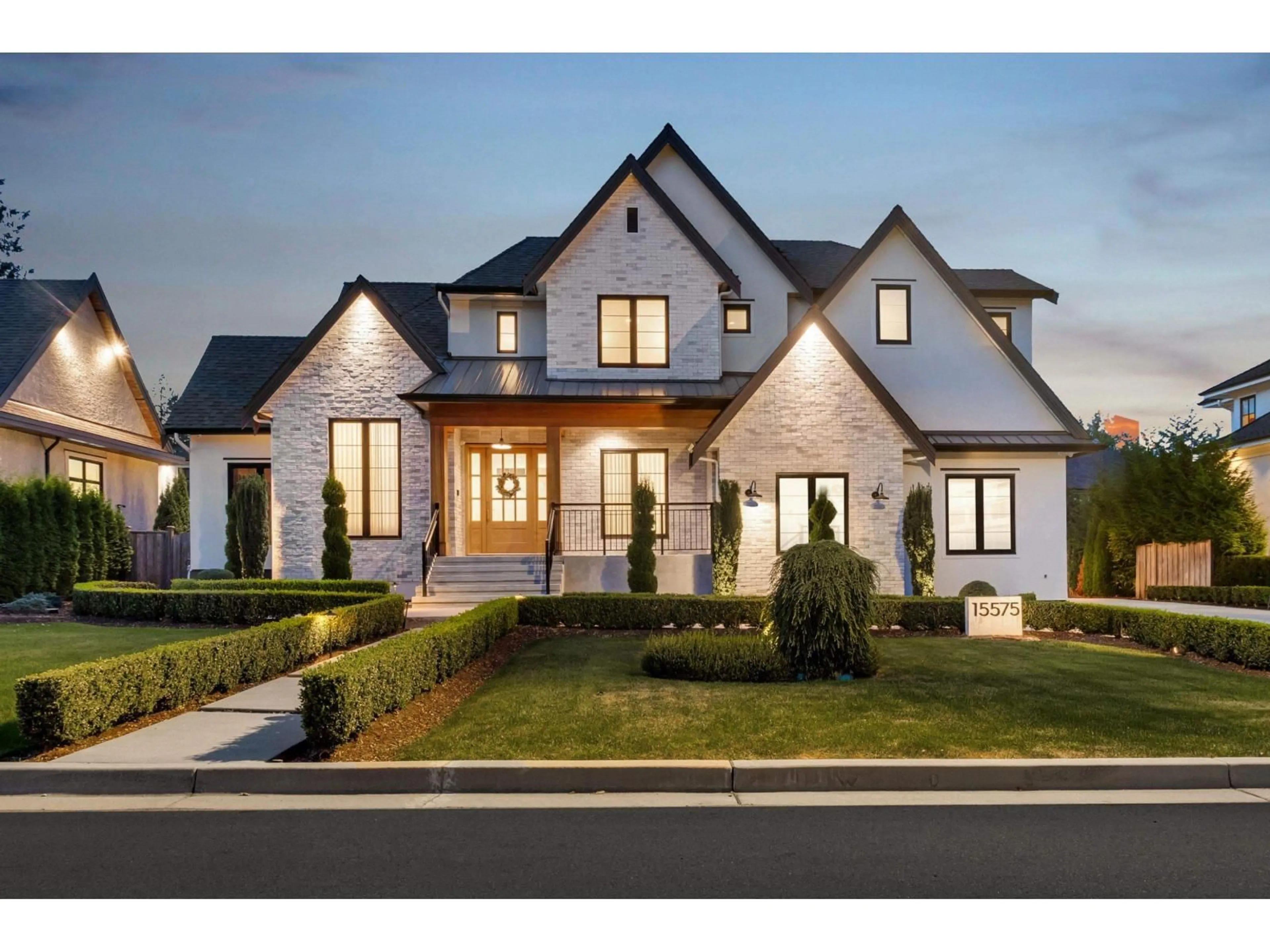 Home with brick exterior material, street for 15575 38, Surrey British Columbia V3Z0G7