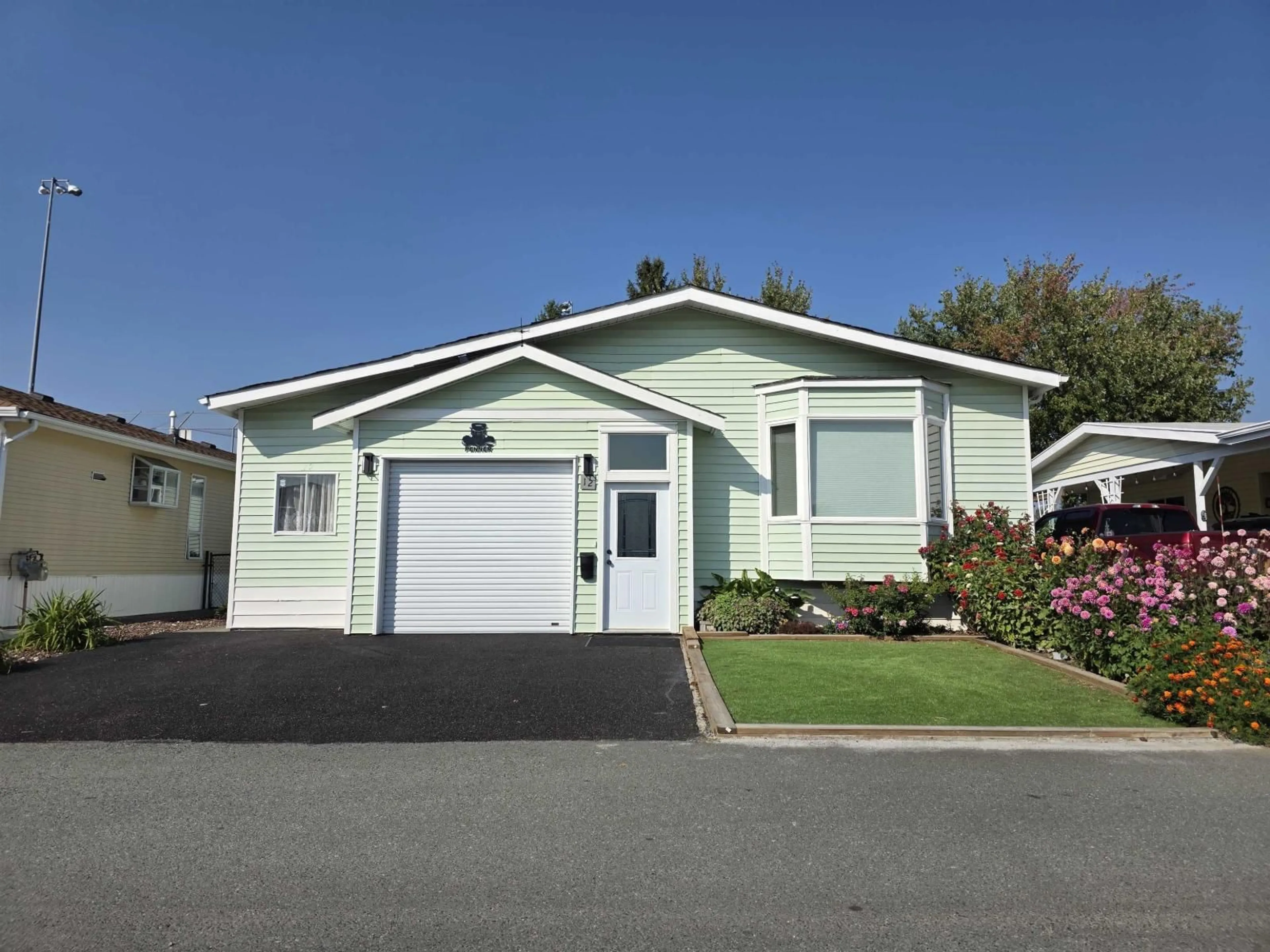 Home with vinyl exterior material, street for 12 - 9055 ASHWELL ROAD, Chilliwack British Columbia V2P7S6