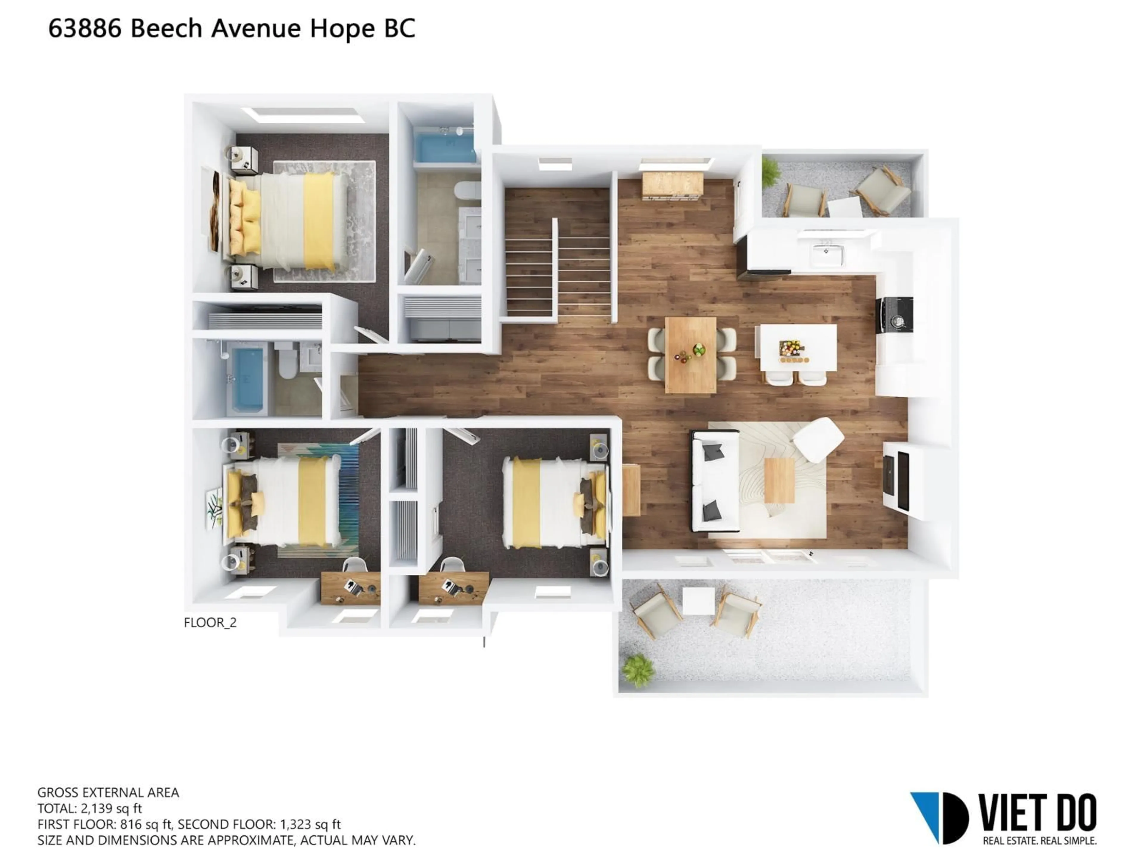 Floor plan for 63886 BEECH AVENUE, Hope British Columbia V0X1L2