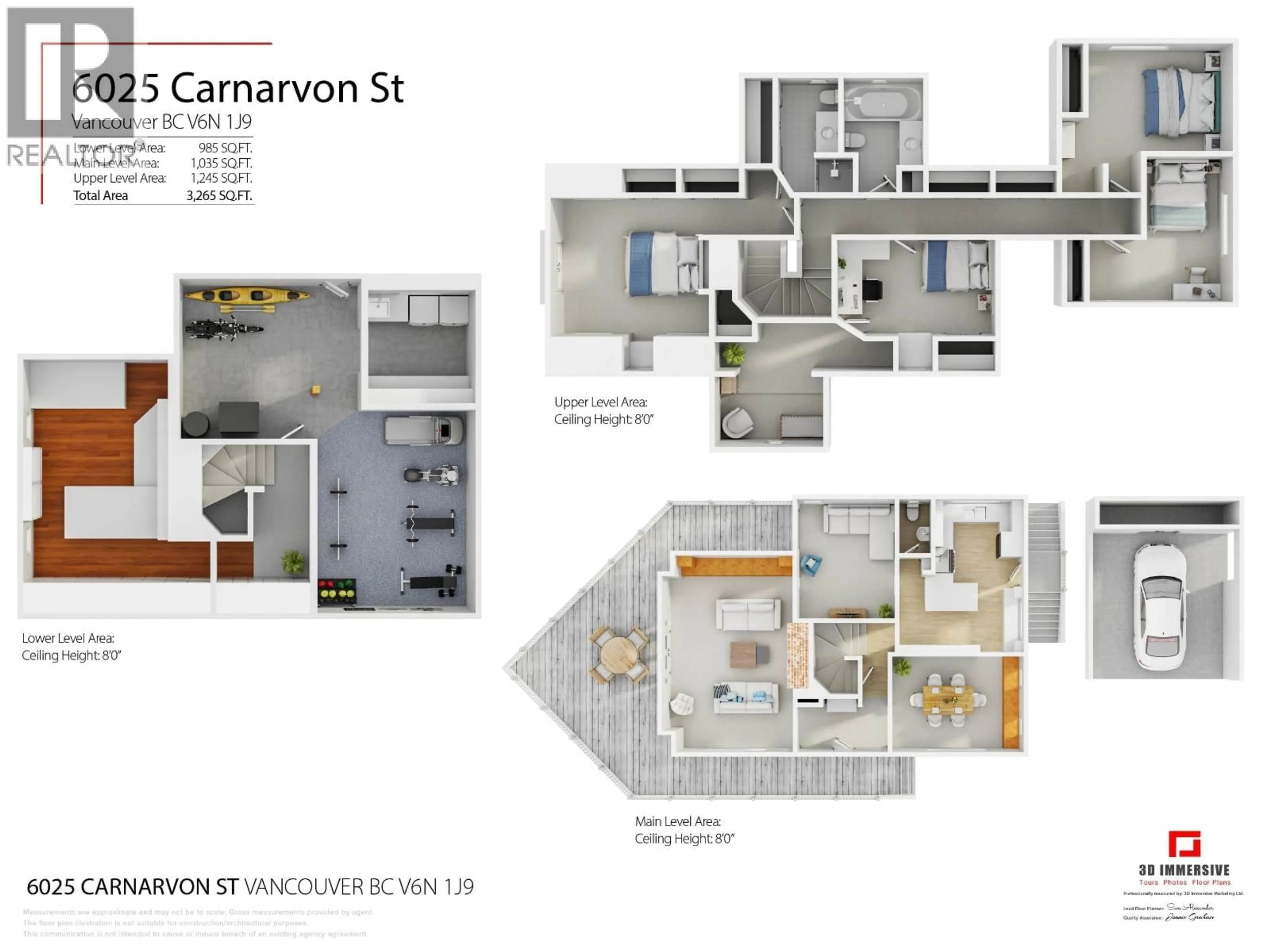 Floor plan for 6025 CARNARVON STREET, Vancouver British Columbia V6N1J9