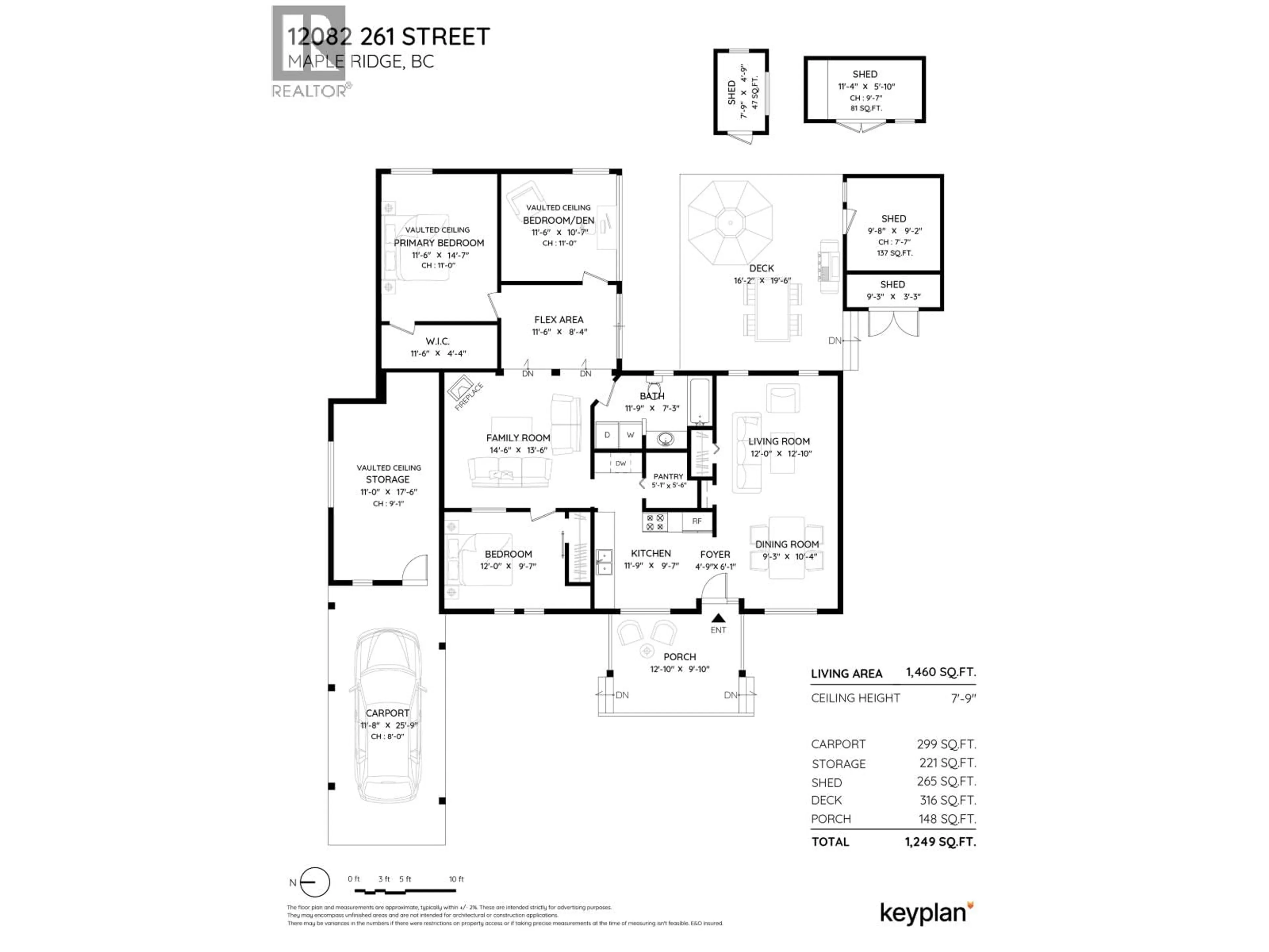 Floor plan for 12082 261 STREET, Maple Ridge British Columbia V2W2A6