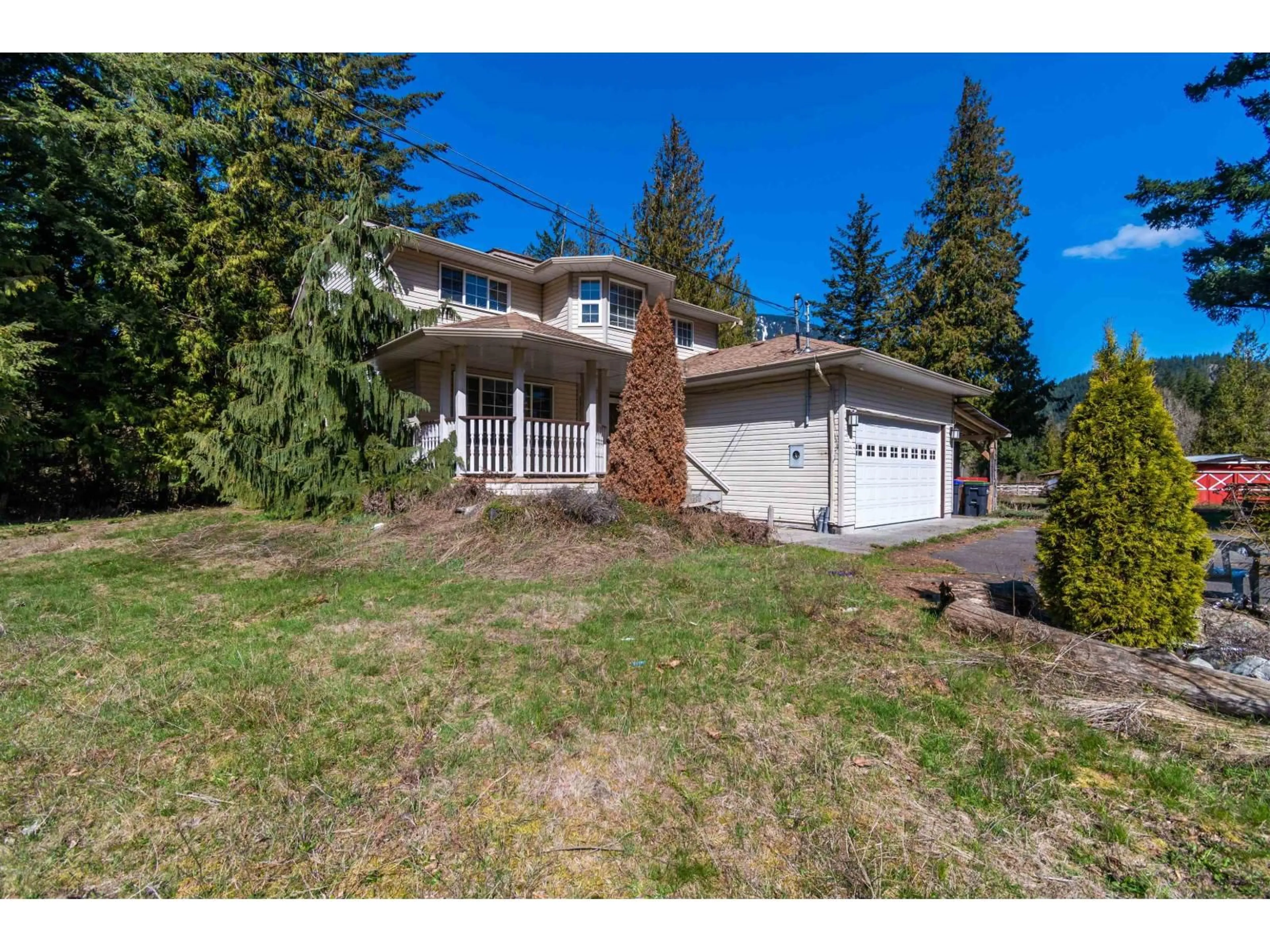 A pic from outside/outdoor area/front of a property/back of a property/a pic from drone, street for 63405 YALE ROAD, Hope British Columbia V0X1L2