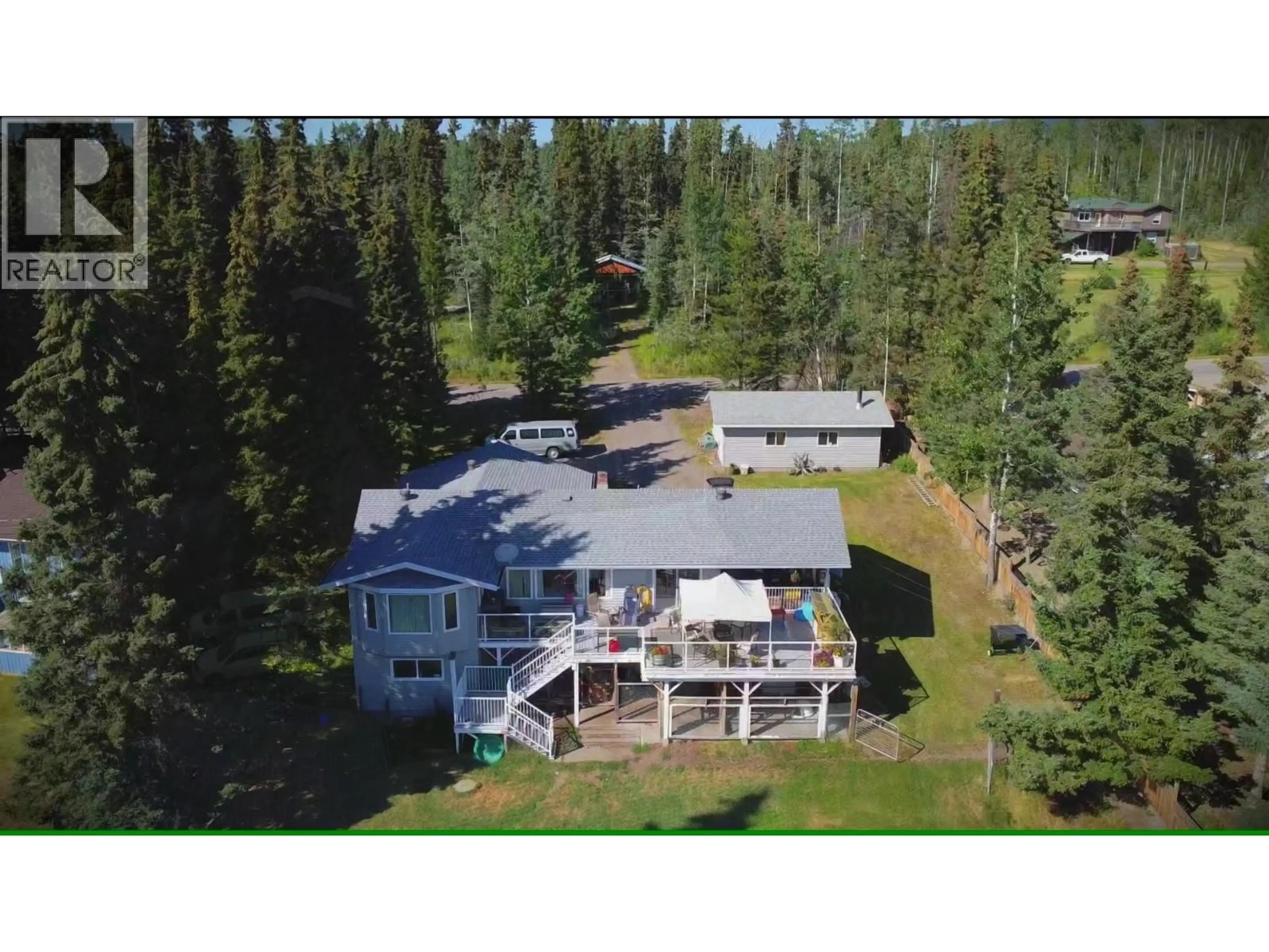 A pic from outside/outdoor area/front of a property/back of a property/a pic from drone, unknown for 3705 TCHESINKUT LAKE ROAD, Burns Lake British Columbia V0J1E2
