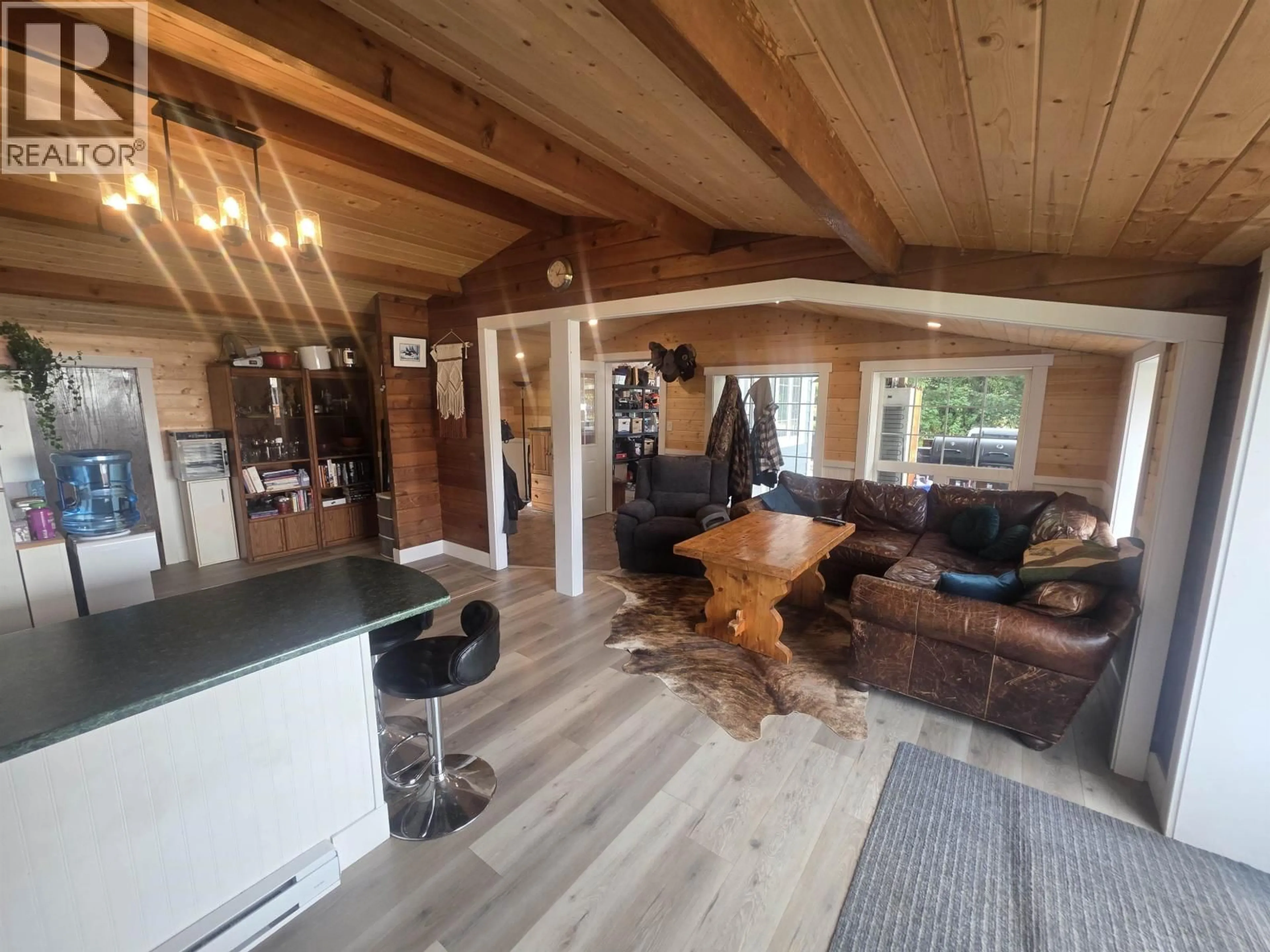 Open concept kitchen, wood/laminate floor for 552 KALUM LAKE ROAD, Terrace British Columbia V8G0C1