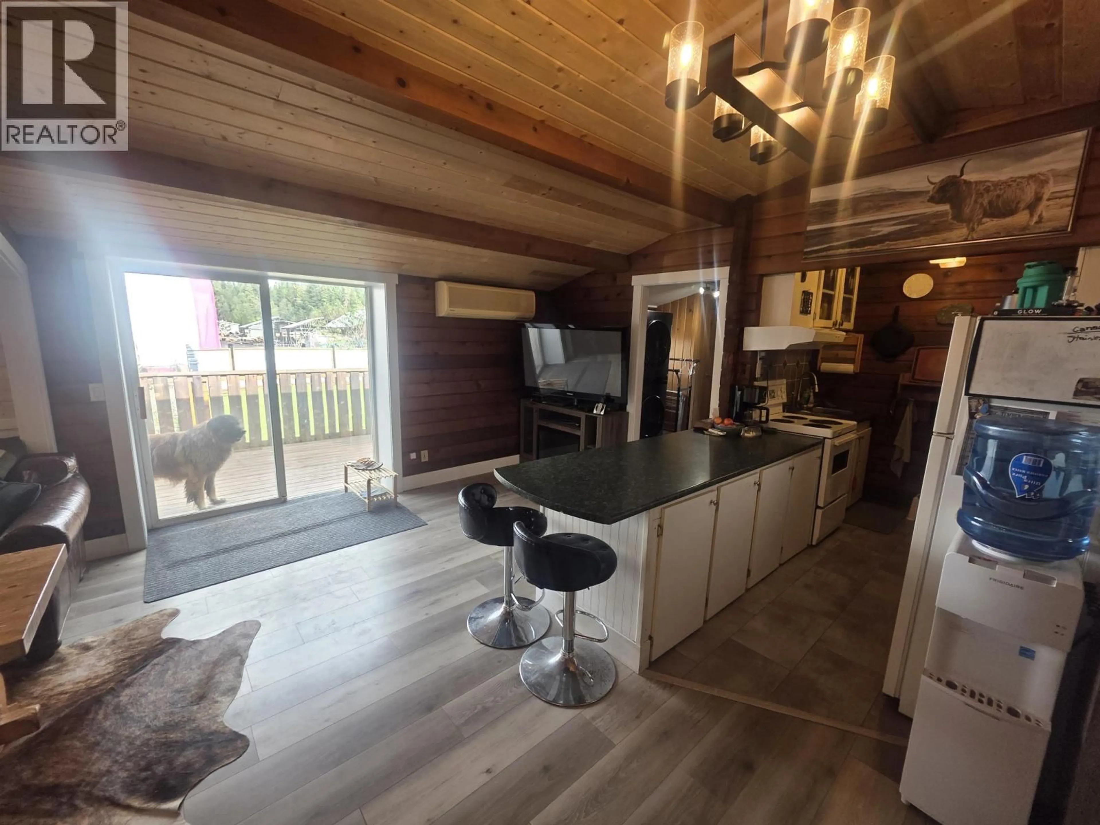 Open concept kitchen, wood/laminate floor for 552 KALUM LAKE ROAD, Terrace British Columbia V8G0C1