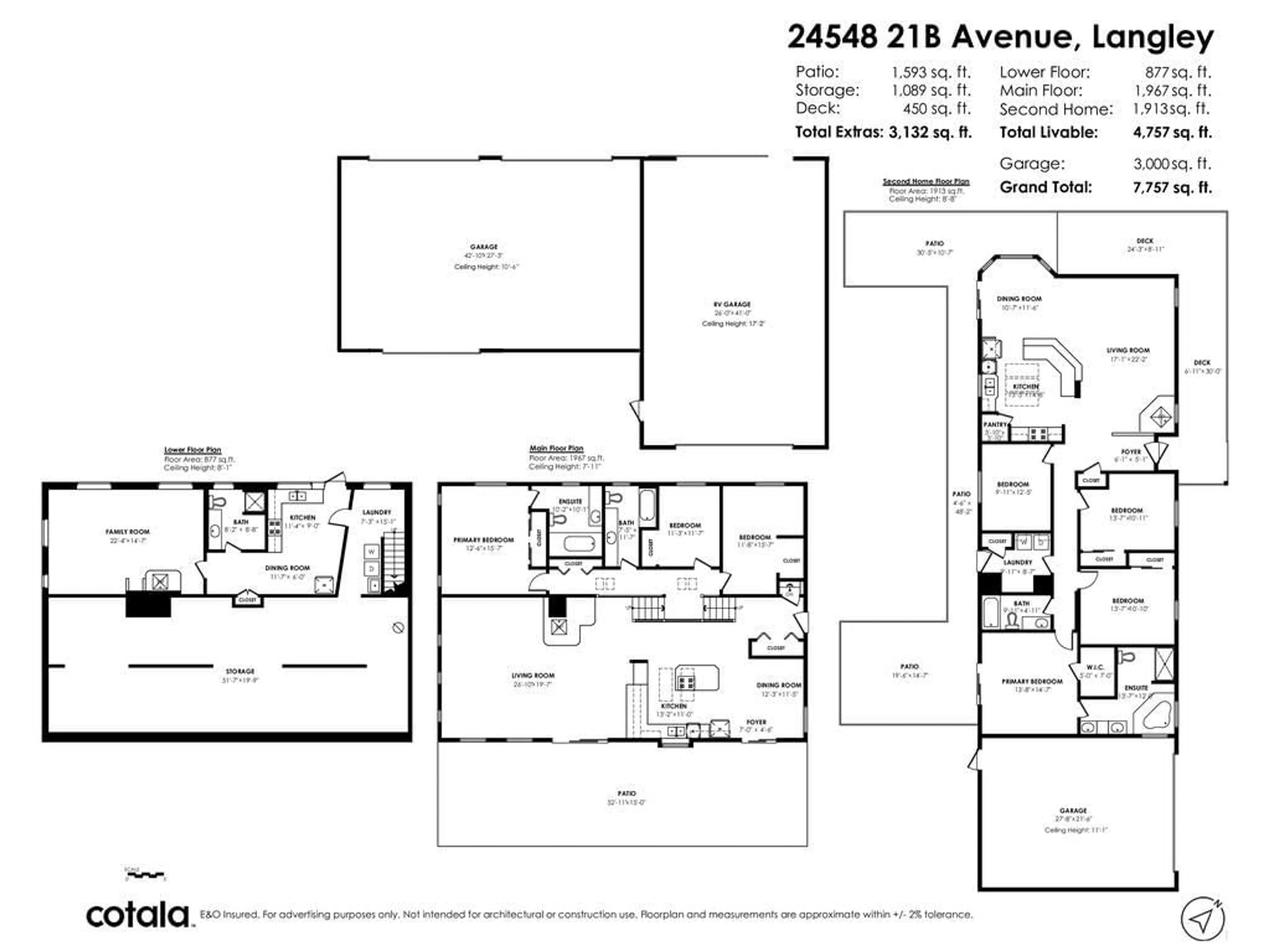 Floor plan for 24548 21B, Langley British Columbia V2Z1J3